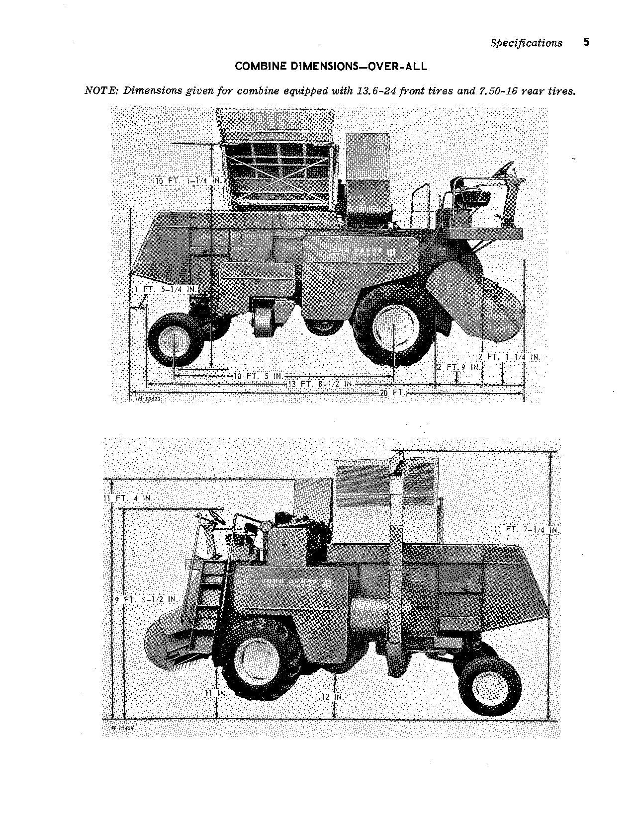 JOHN DEERE 111 COMBINE OPERATOR MANUAL