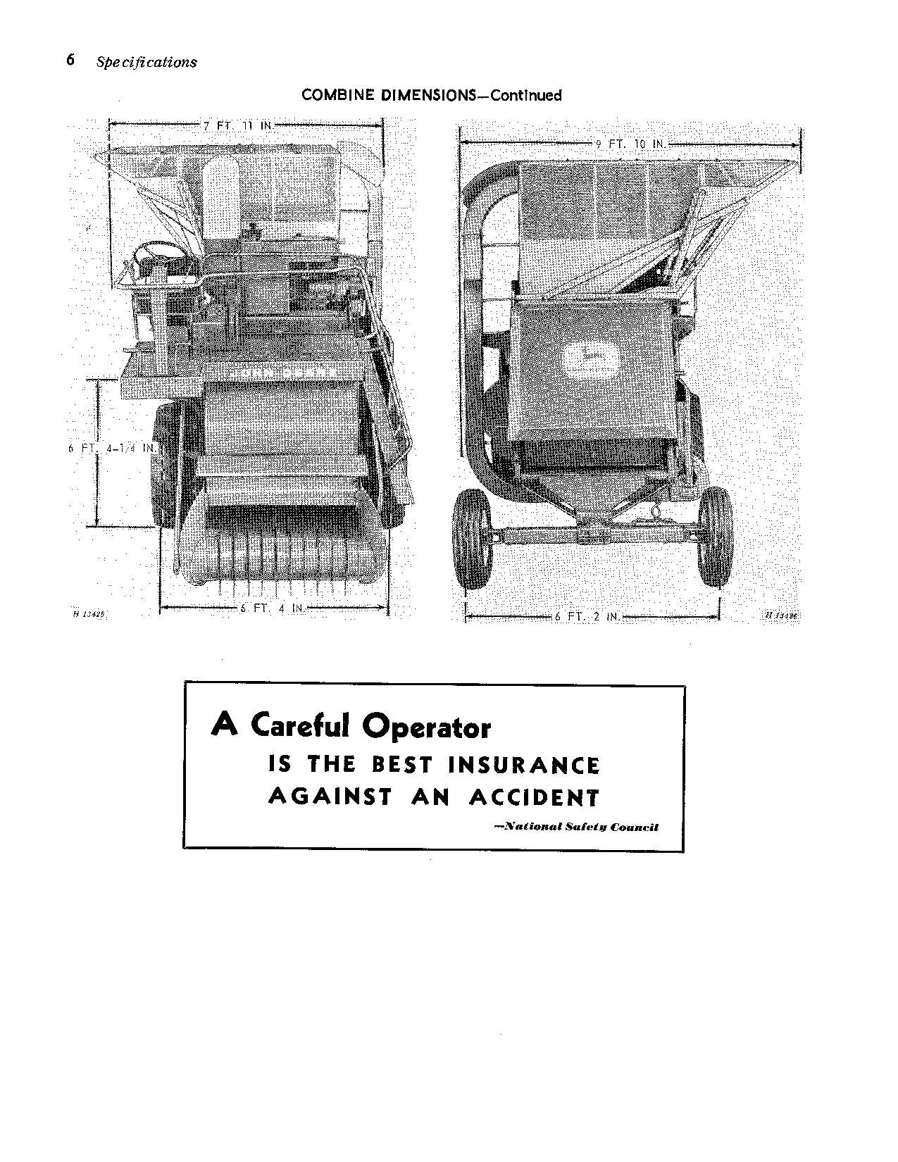 JOHN DEERE 111 MÄHDRESCHER-BETRIEBSHANDBUCH