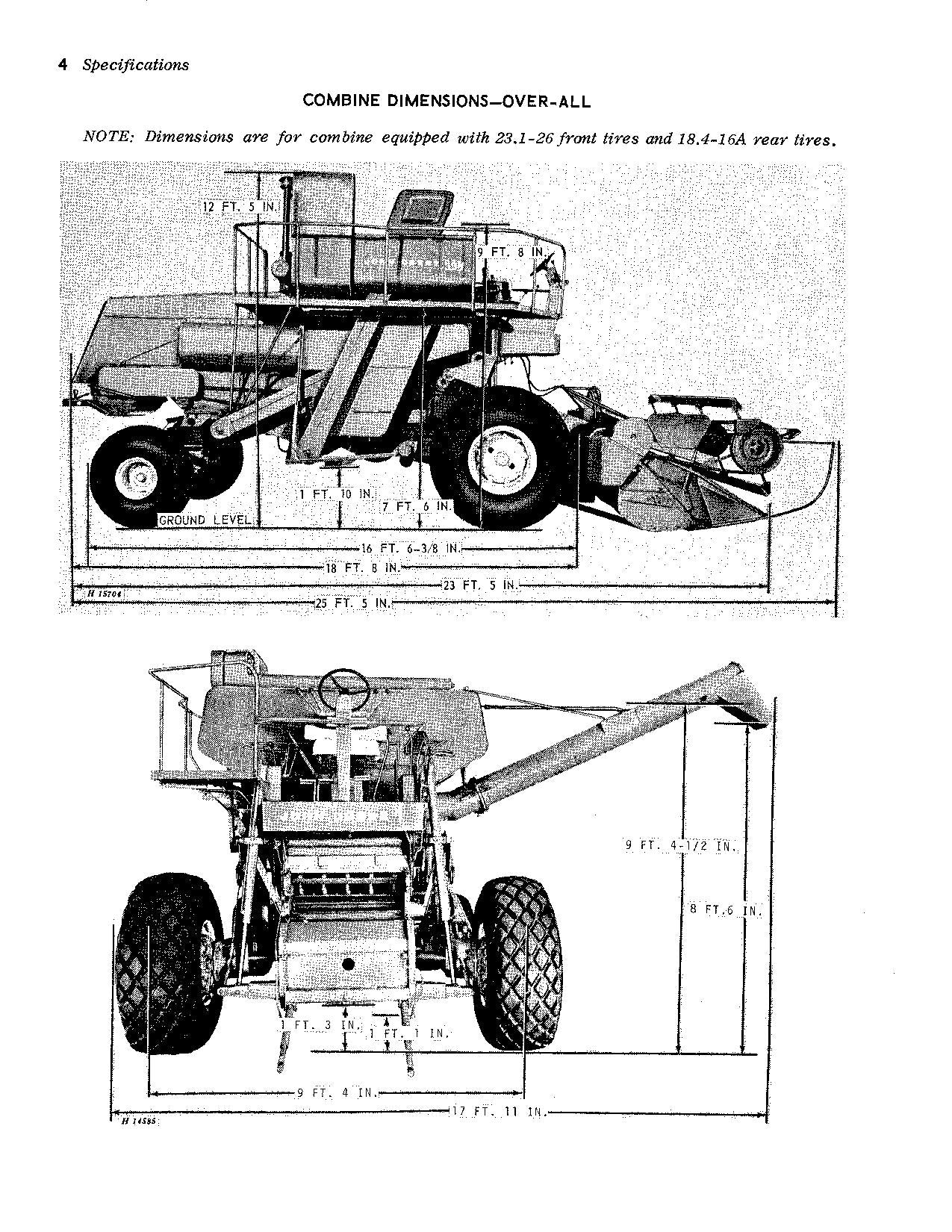 MANUEL D'UTILISATION DE LA MOISSONNEUSE-BATTEUSE JOHN DEERE 95H #4