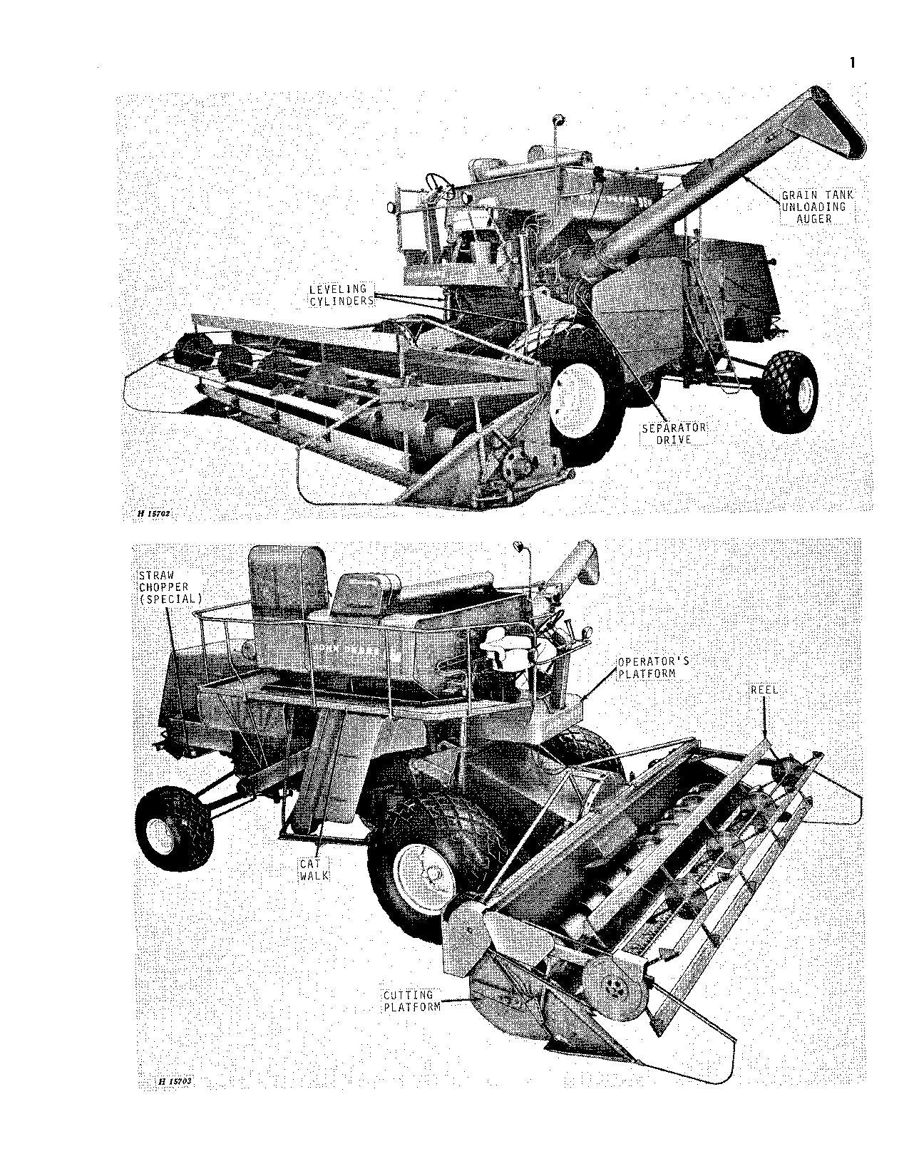 JOHN DEERE 95H MÄHDRESCHER-BETRIEBSHANDBUCH Nr. 4