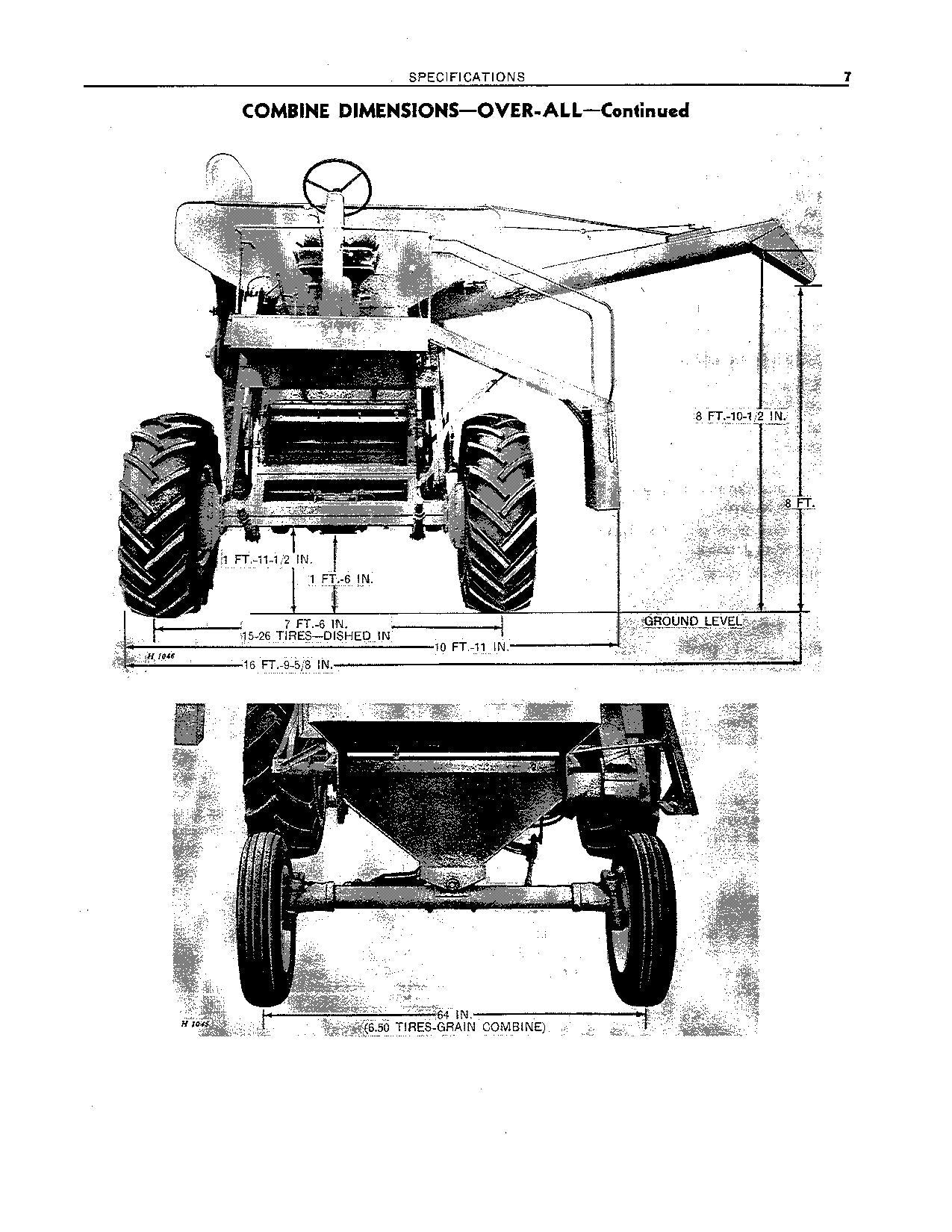 JOHN DEERE 95 COMBINE OPERATOR MANUAL #1