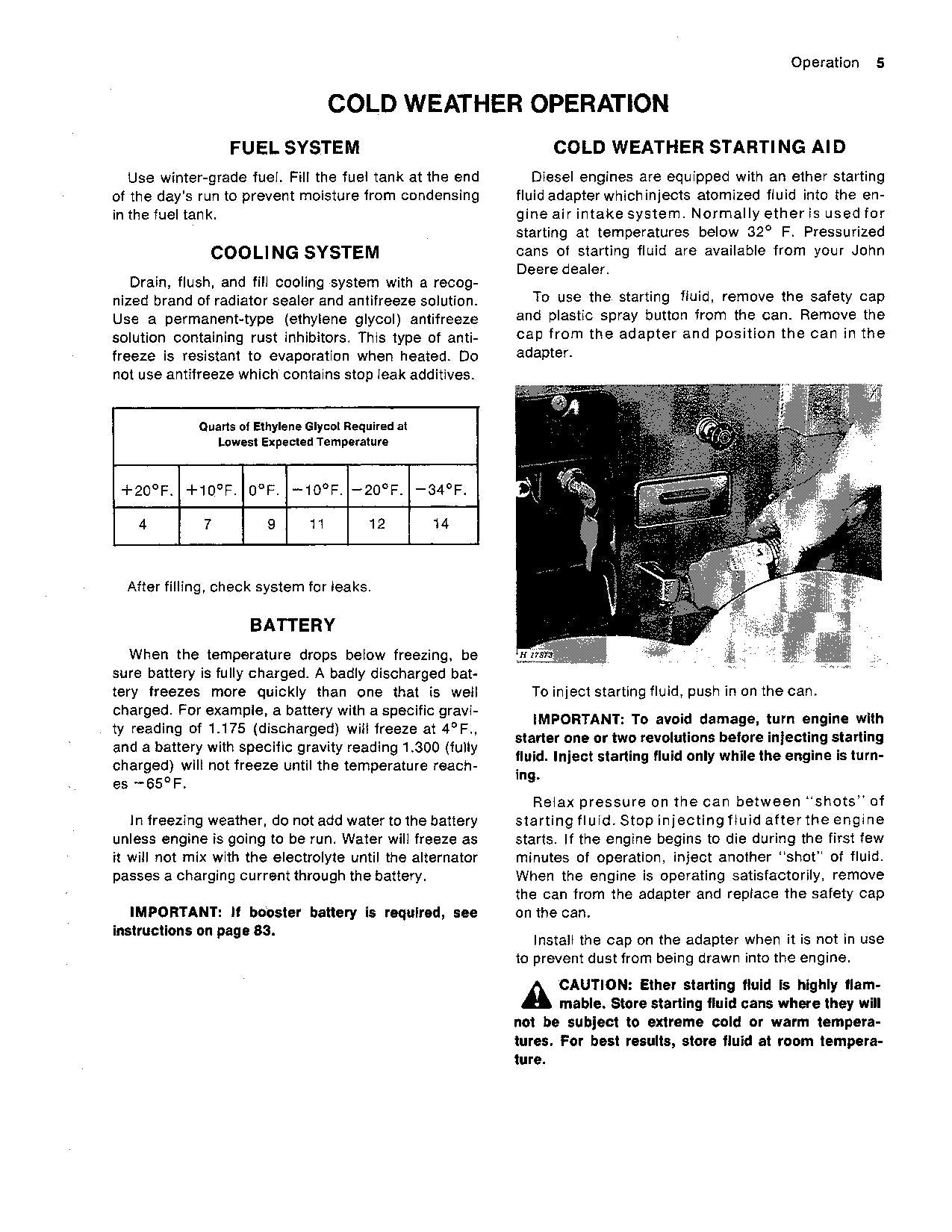 JOHN DEERE 3300 MÄHDRESCHER-BETRIEBSHANDBUCH Nr. 1