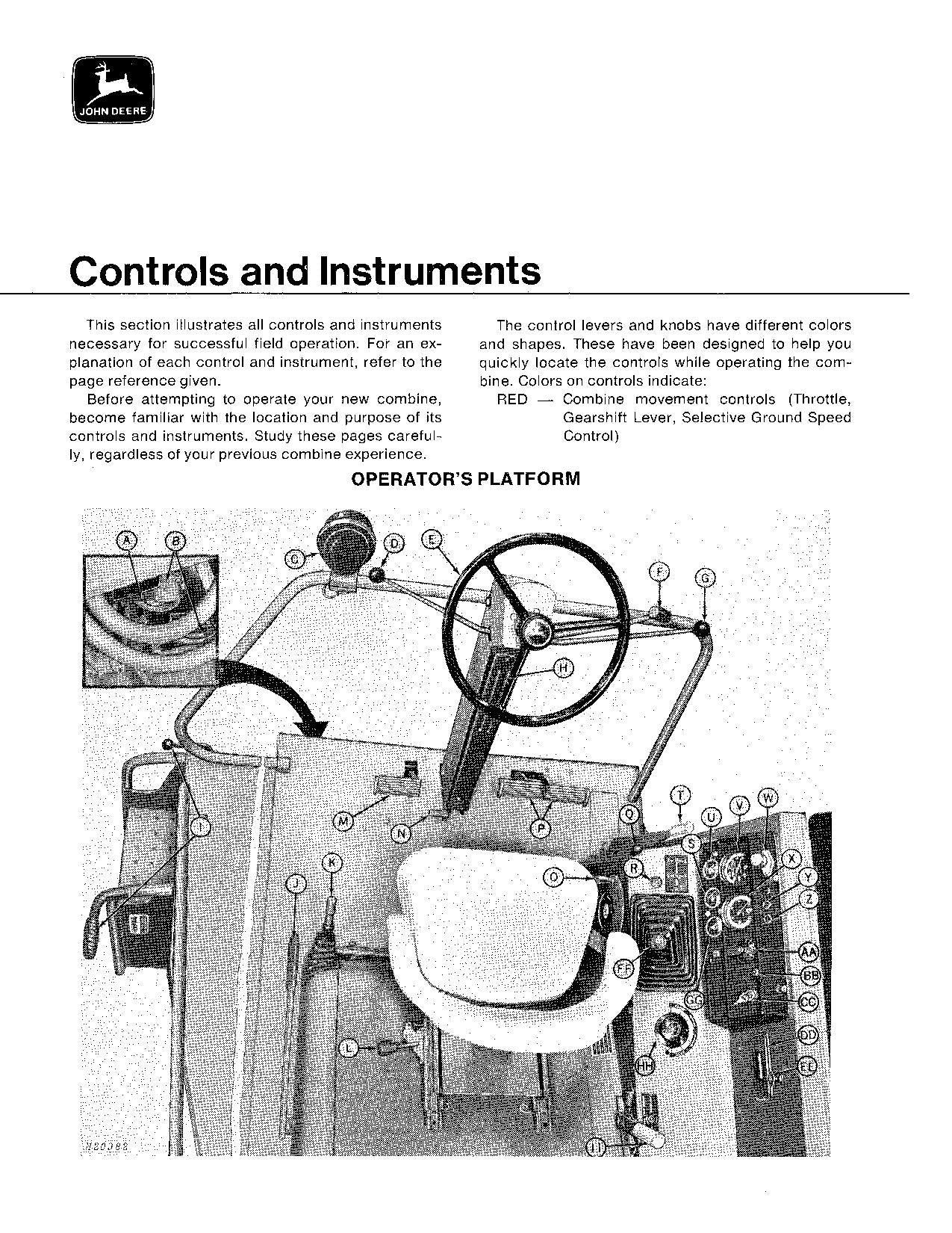 MANUEL D'UTILISATION DE LA MOISSONNEUSE-BATTEUSE JOHN DEERE 4400 #2