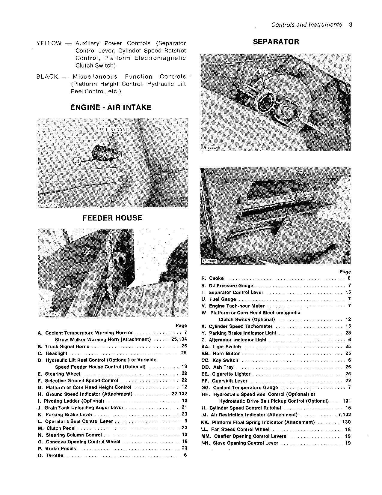 MANUEL D'UTILISATION DE LA MOISSONNEUSE-BATTEUSE JOHN DEERE 4400 #2