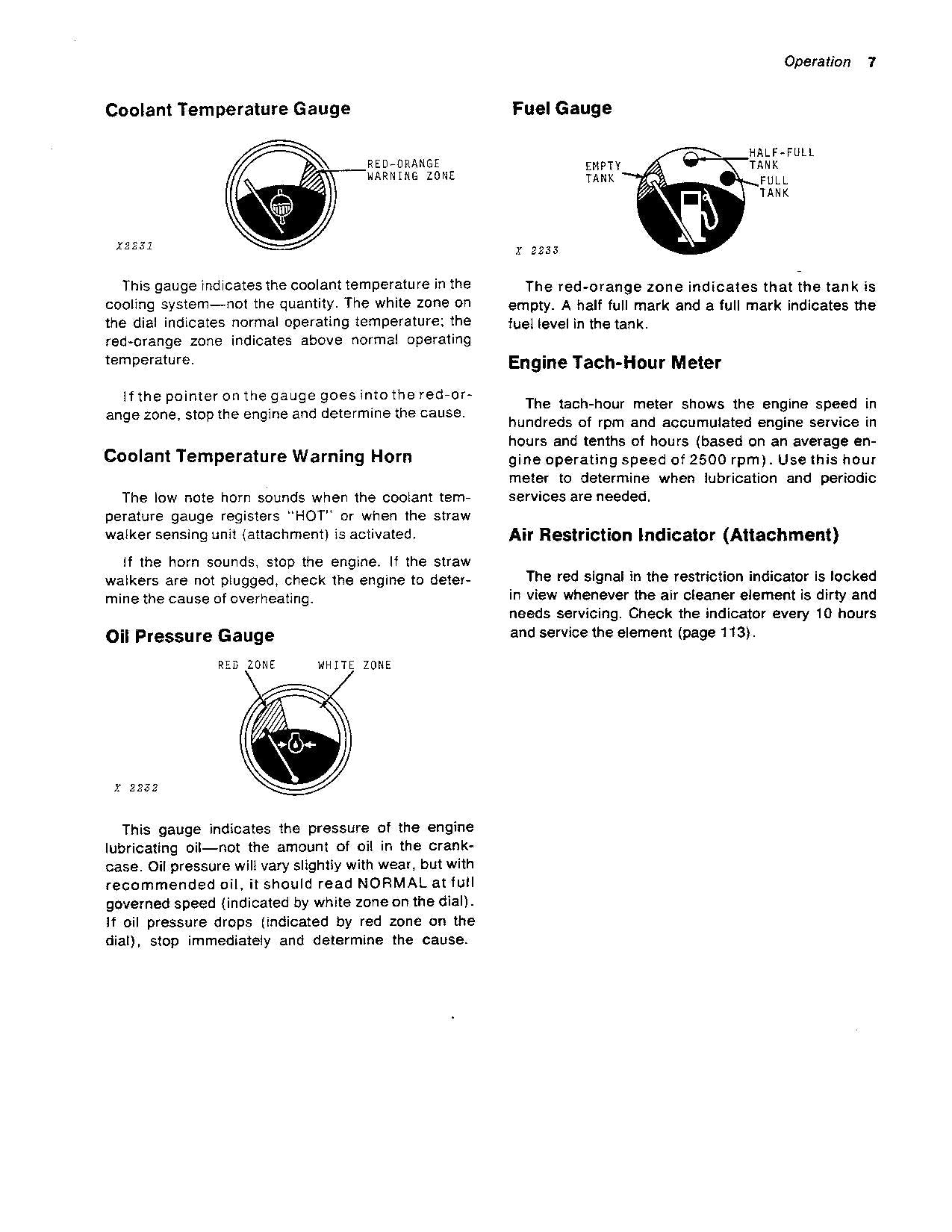 JOHN DEERE 4400 MÄHDRESCHER-BETRIEBSHANDBUCH NR. 3