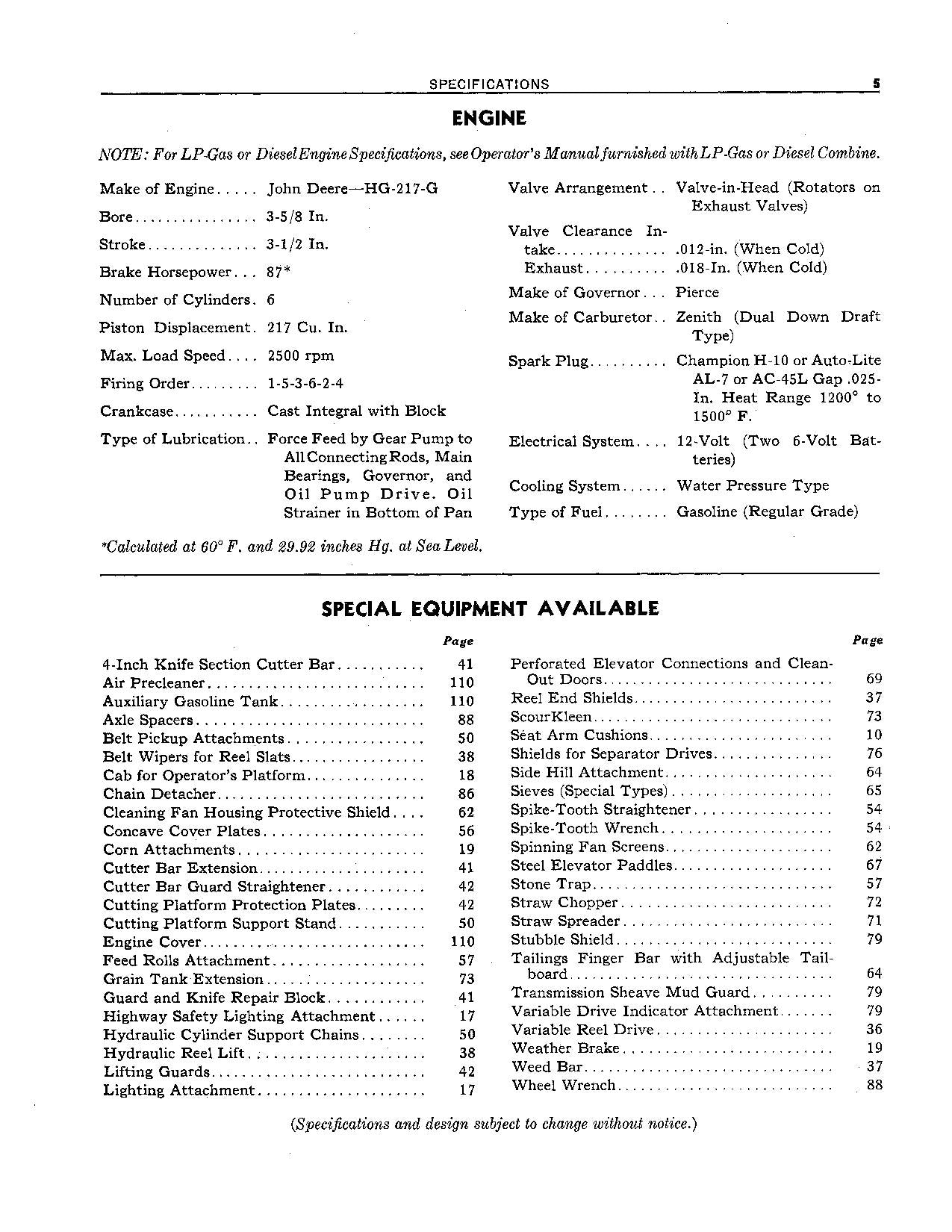 JOHN DEERE 95 MÄHDRESCHER-BETRIEBSHANDBUCH NR. 2