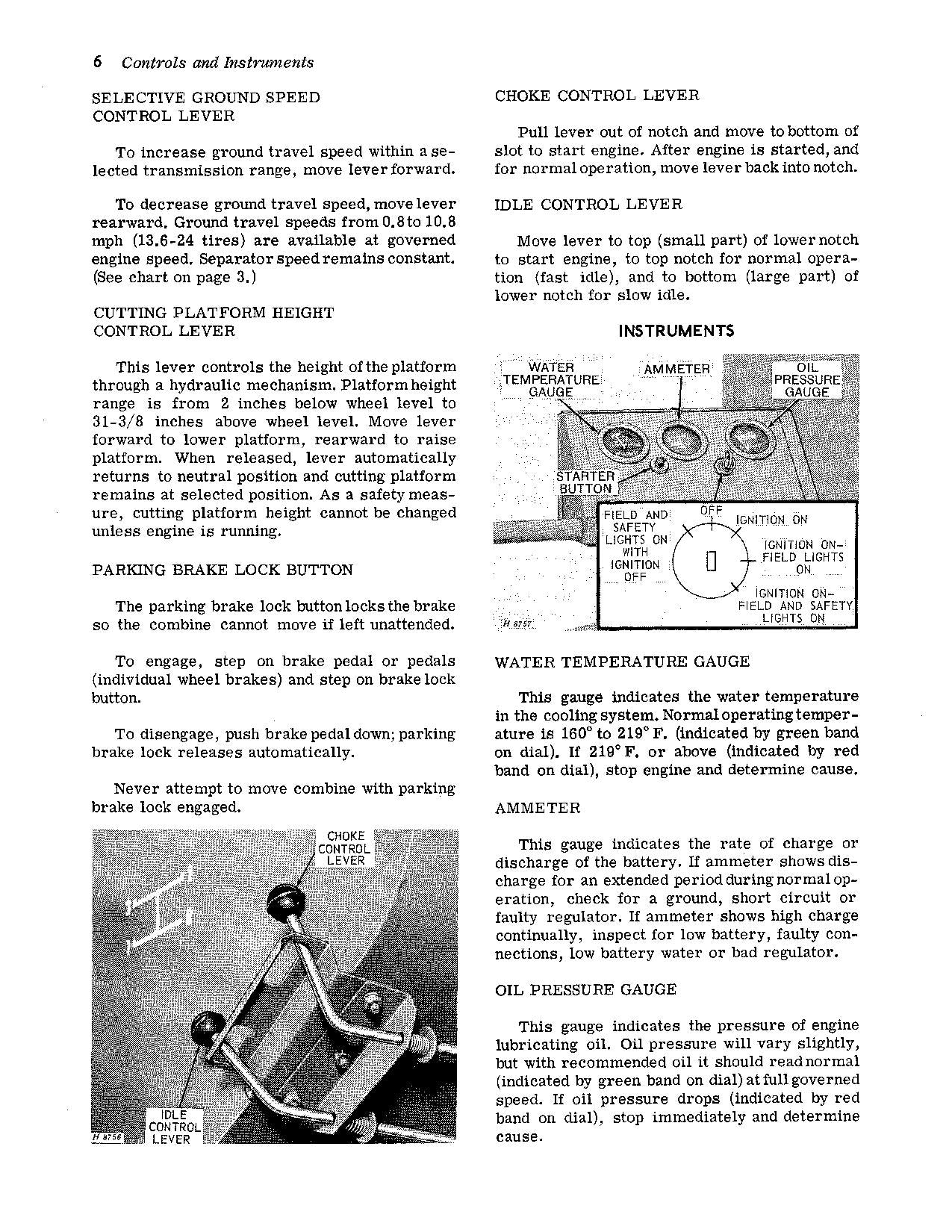 JOHN DEERE 40 COMBINE OPERATOR MANUAL #1