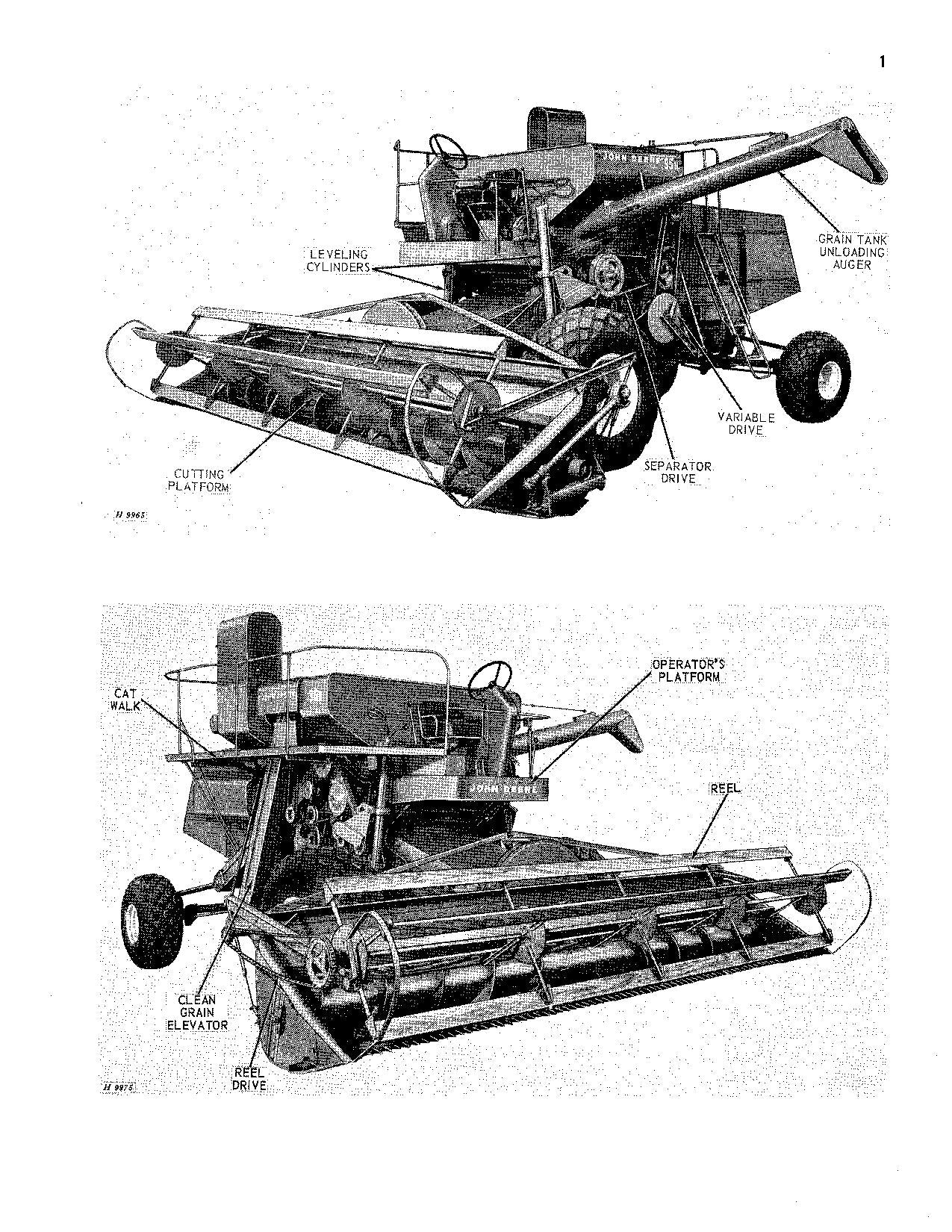 JOHN DEERE 95H MÄHDRESCHER-BETRIEBSHANDBUCH Nr. 7