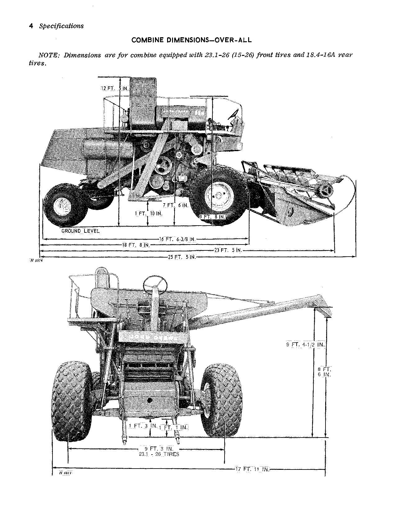 MANUEL D'UTILISATION DE LA MOISSONNEUSE-BATTEUSE JOHN DEERE 95H #7