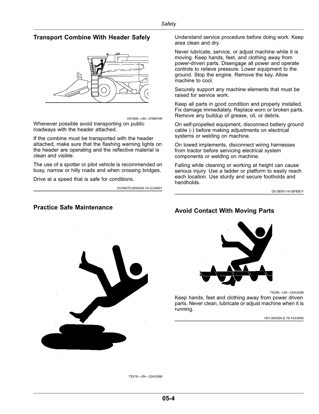 JOHN DEERE S760 S780 S770 S790 MÄHDRESCHER-BETRIEBSHANDBUCH Nr. 1