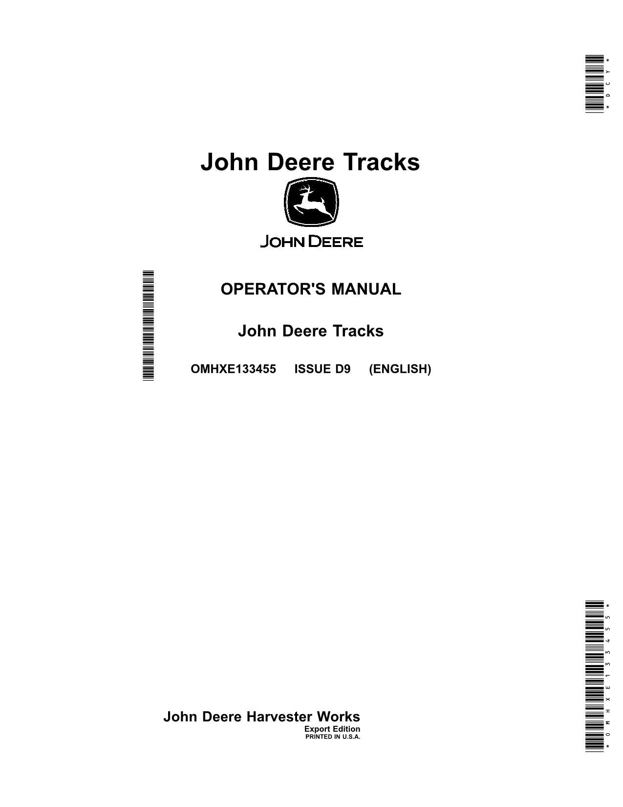 JOHN DEERE S760 S780 S770 S790 COMBINE OPERATOR MANUAL #1