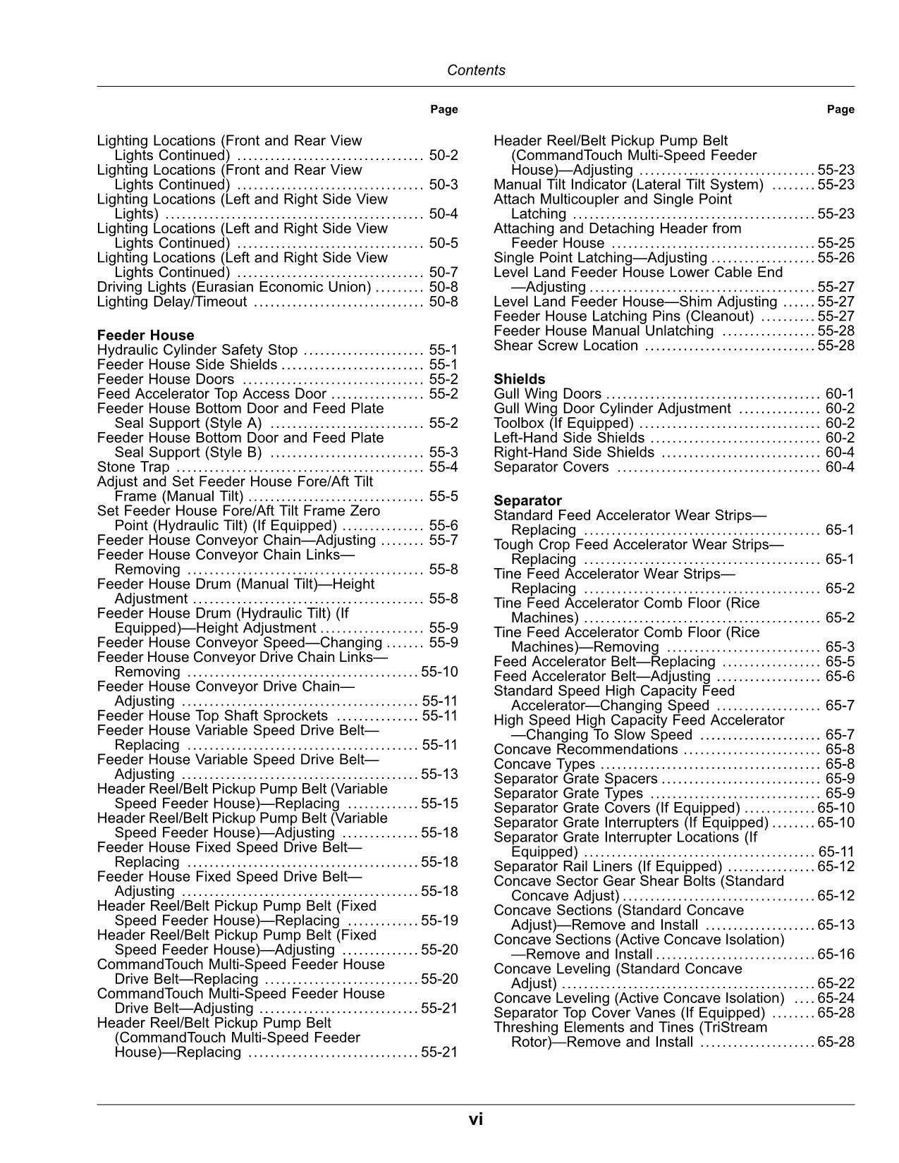 JOHN DEERE 4LZ-13 4YL-8A 4YL-12 S760 MÄHDRESCHER-BETRIEBSHANDBUCH