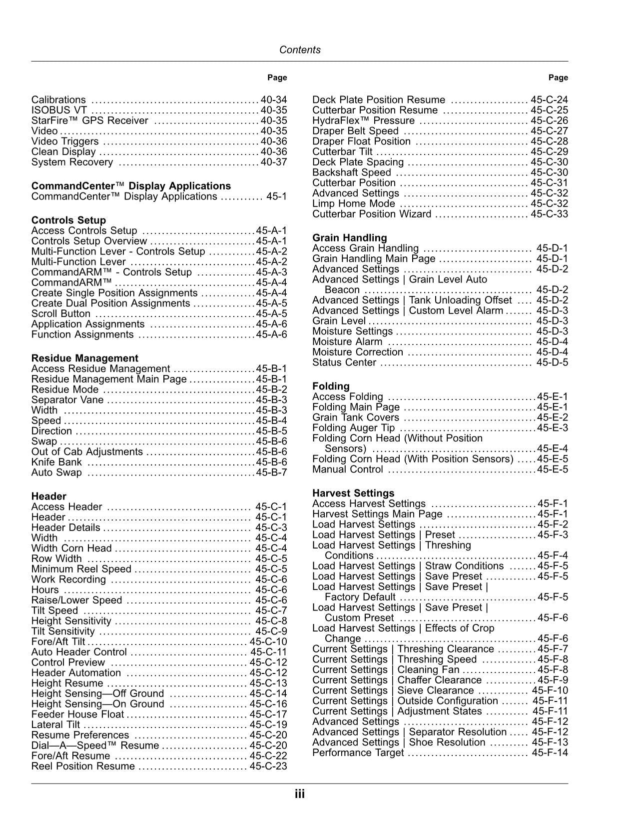 JOHN DEERE 4LZ-13 4YL-8A 4YL-12 S760 COMBINE OPERATOR MANUAL