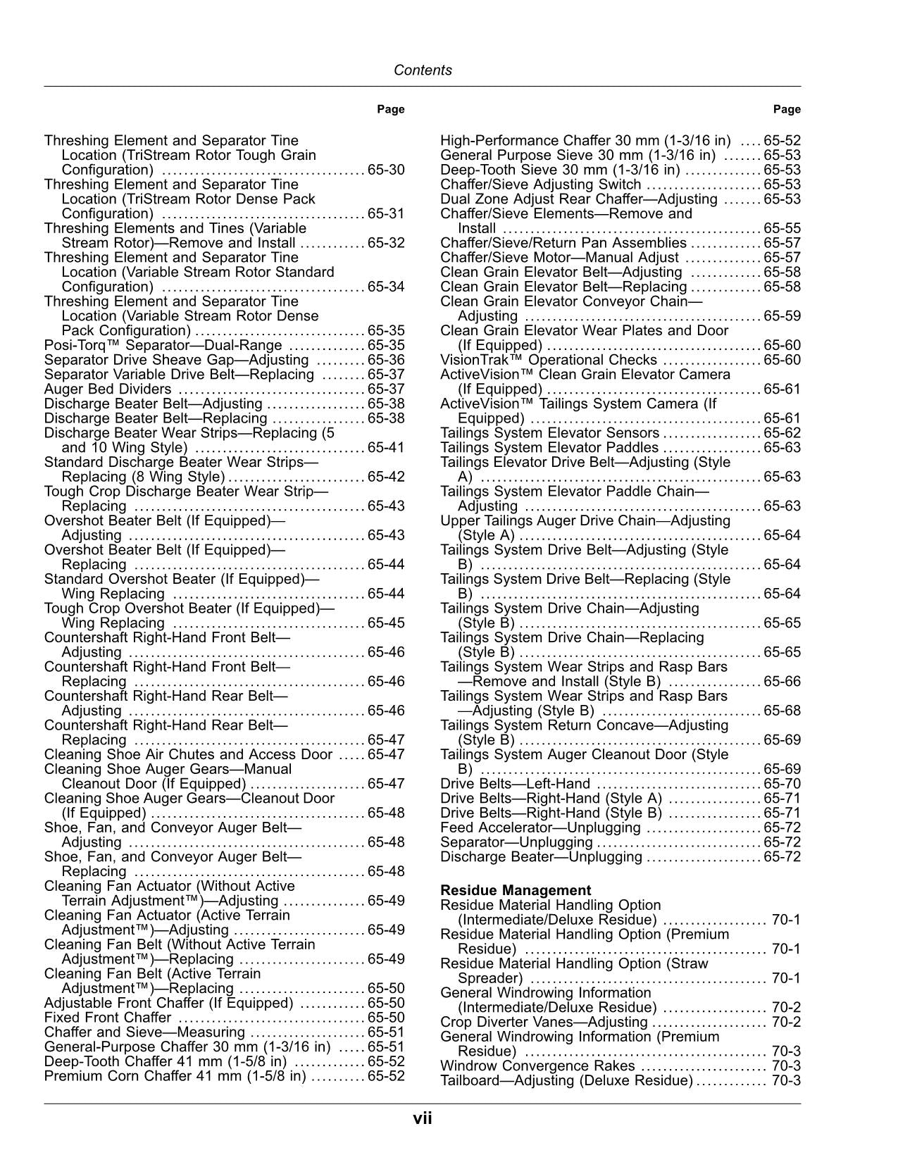 JOHN DEERE 4LZ-13 4YL-8A 4YL-12 S760 COMBINE OPERATOR MANUAL