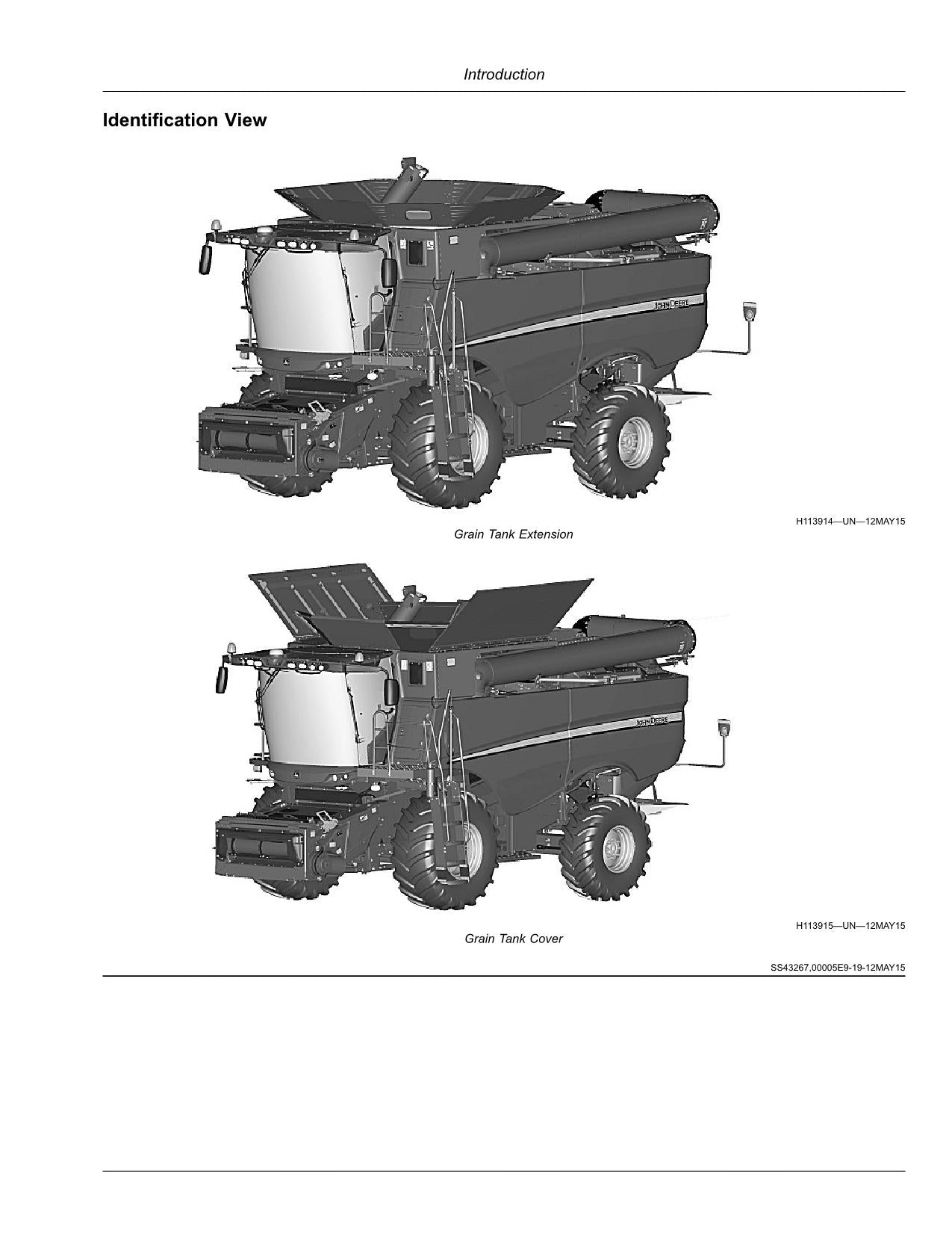 JOHN DEERE S760 S780 S770 S790 COMBINE OPERATOR MANUAL #3