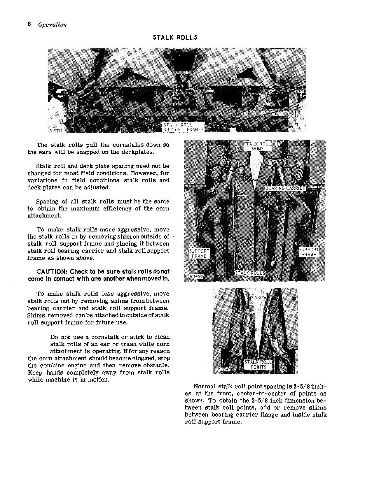 MANUEL D'UTILISATION DE LA MOISSONNEUSE-BATTEUSE JOHN DEERE 313