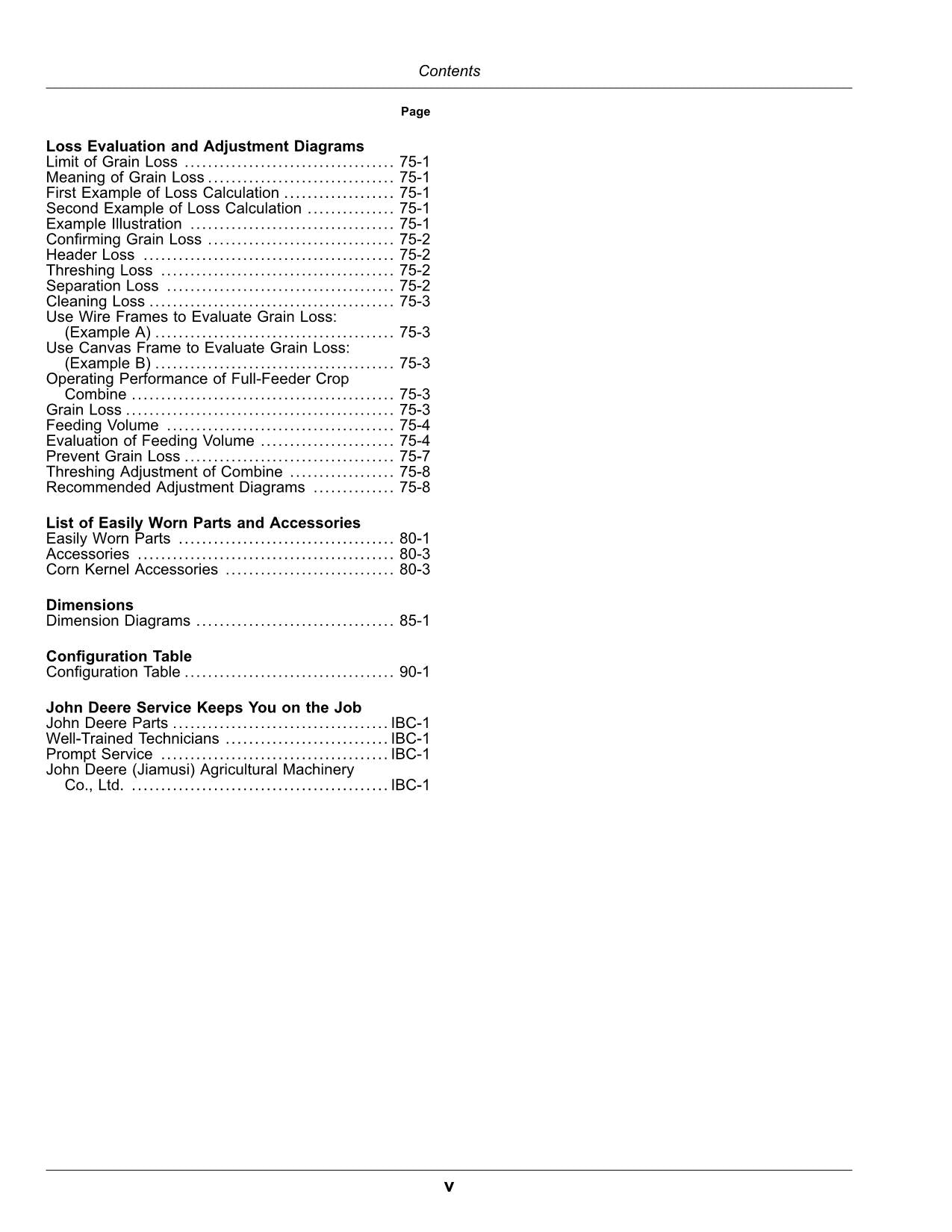 JOHN DEERE C230 4LZ-11 C230 4LZ-11A MÄHDRESCHER-BETRIEBSHANDBUCH