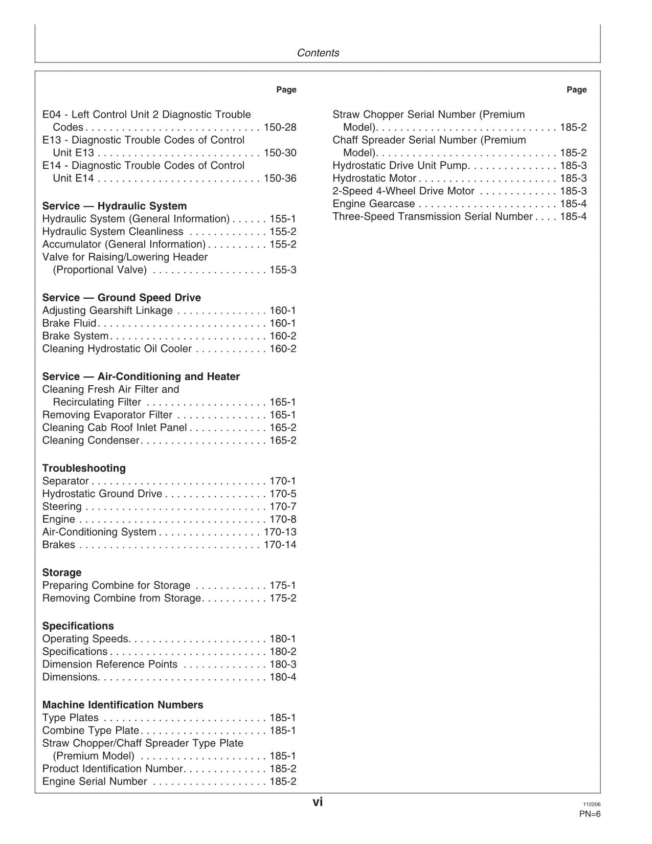 JOHN DEERE 9660 WTS MÄHDRESCHER-BETRIEBSHANDBUCH Nr. 2