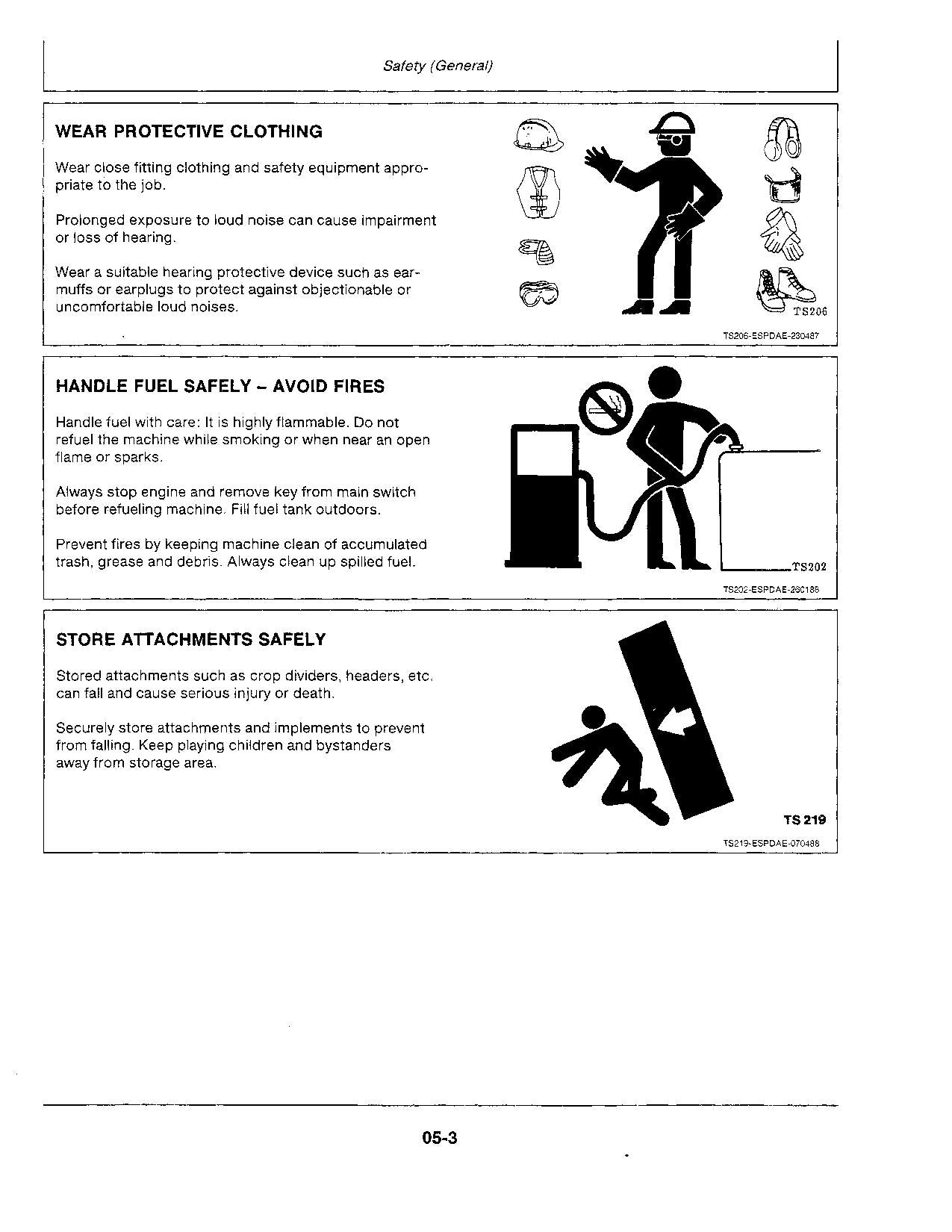 JOHN DEERE 4435 COMBINE OPERATOR MANUAL #1