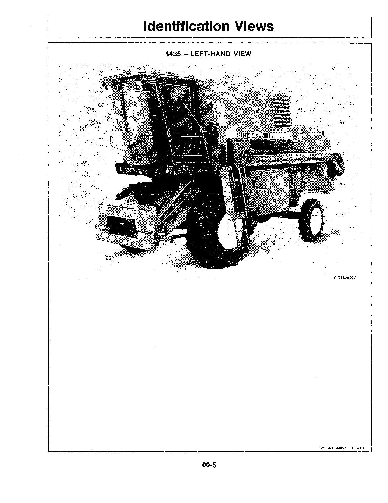 JOHN DEERE 4435 COMBINE OPERATOR MANUAL #1