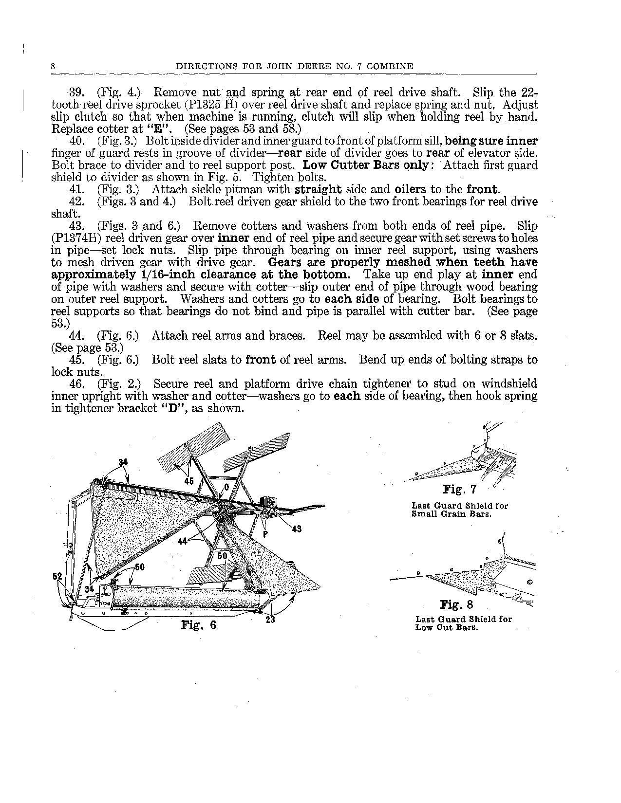 JOHN DEERE 7 COMBINE OPERATOR MANUAL