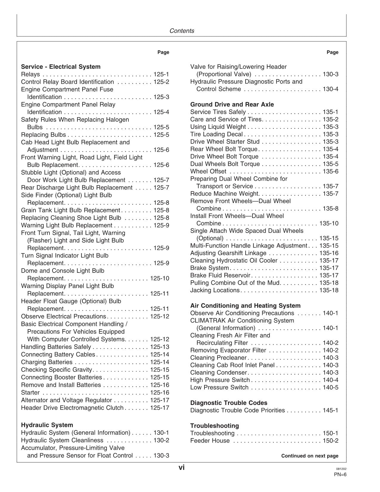 JOHN DEERE 9650 STS 9750 STS COMBINE OPERATOR MANUAL #2