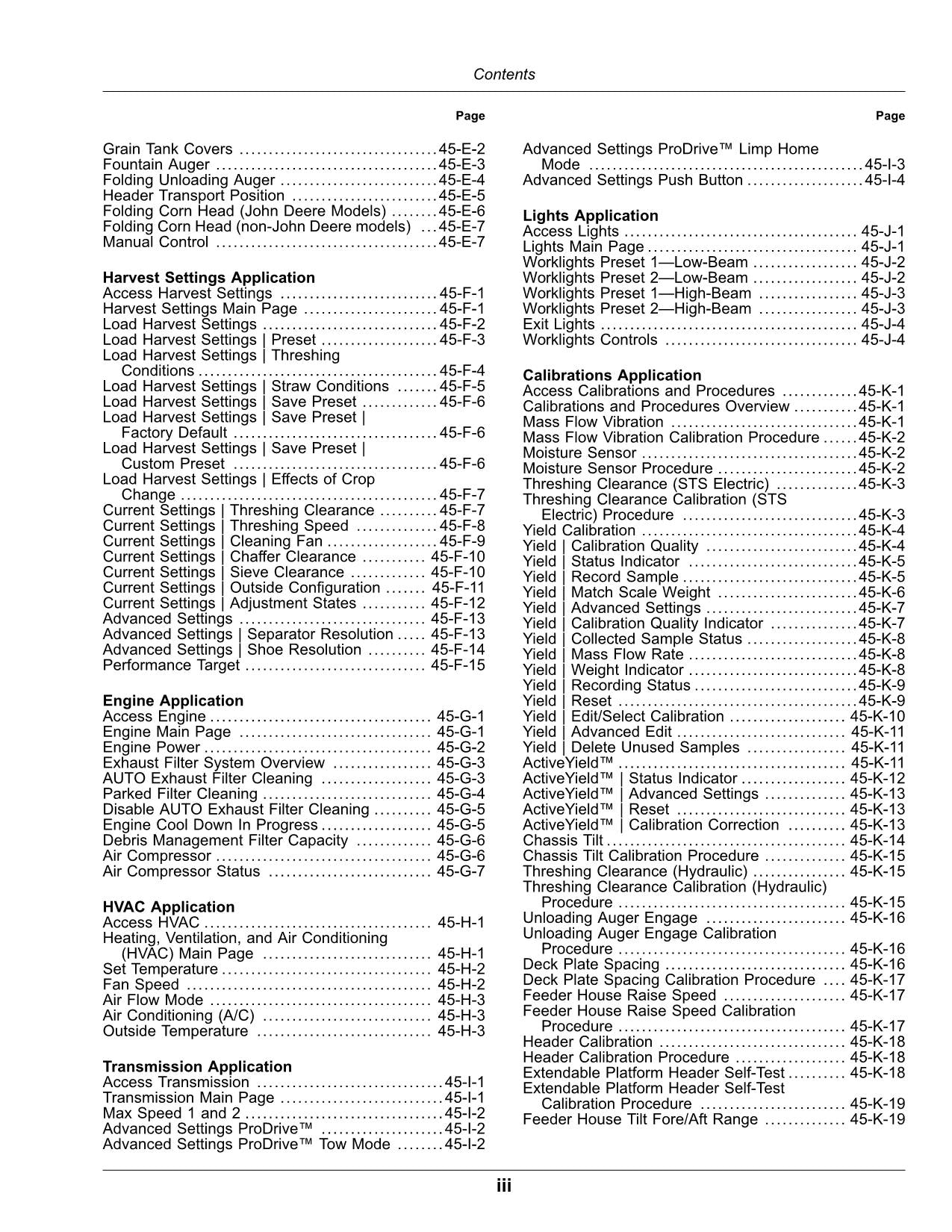 JOHN DEERE S760 S770 S780 S790 MÄHDRESCHER-BETRIEBSHANDBUCH #3