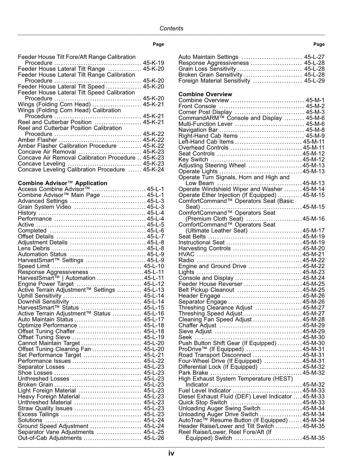 JOHN DEERE S760 S770 S780 S790 MÄHDRESCHER-BETRIEBSHANDBUCH #3