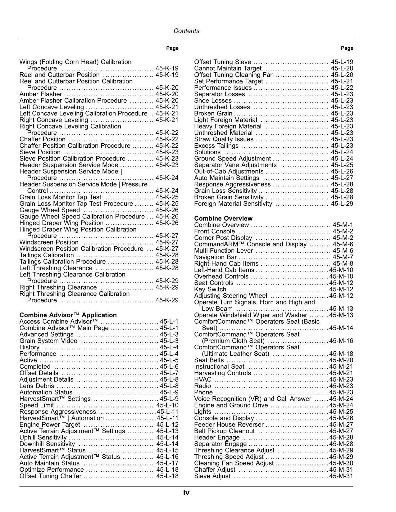 JOHN DEERE X9 1000 1100 COMBINE OPERATOR MANUAL 820001-NORTH AMERICAN