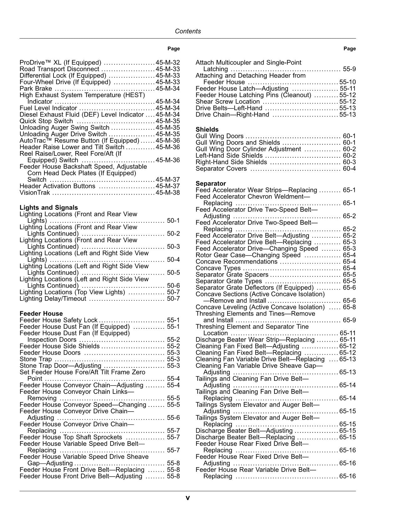 JOHN DEERE OMDXE11749 MÄHDRESCHER-BETRIEBSHANDBUCH