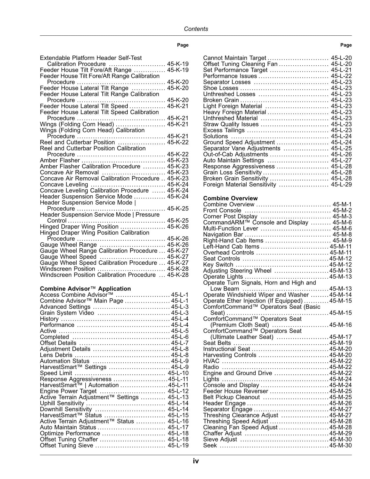 JOHN DEERE S760 S780 S770 S790 MÄHDRESCHER-BETRIEBSHANDBUCH Nr. 5