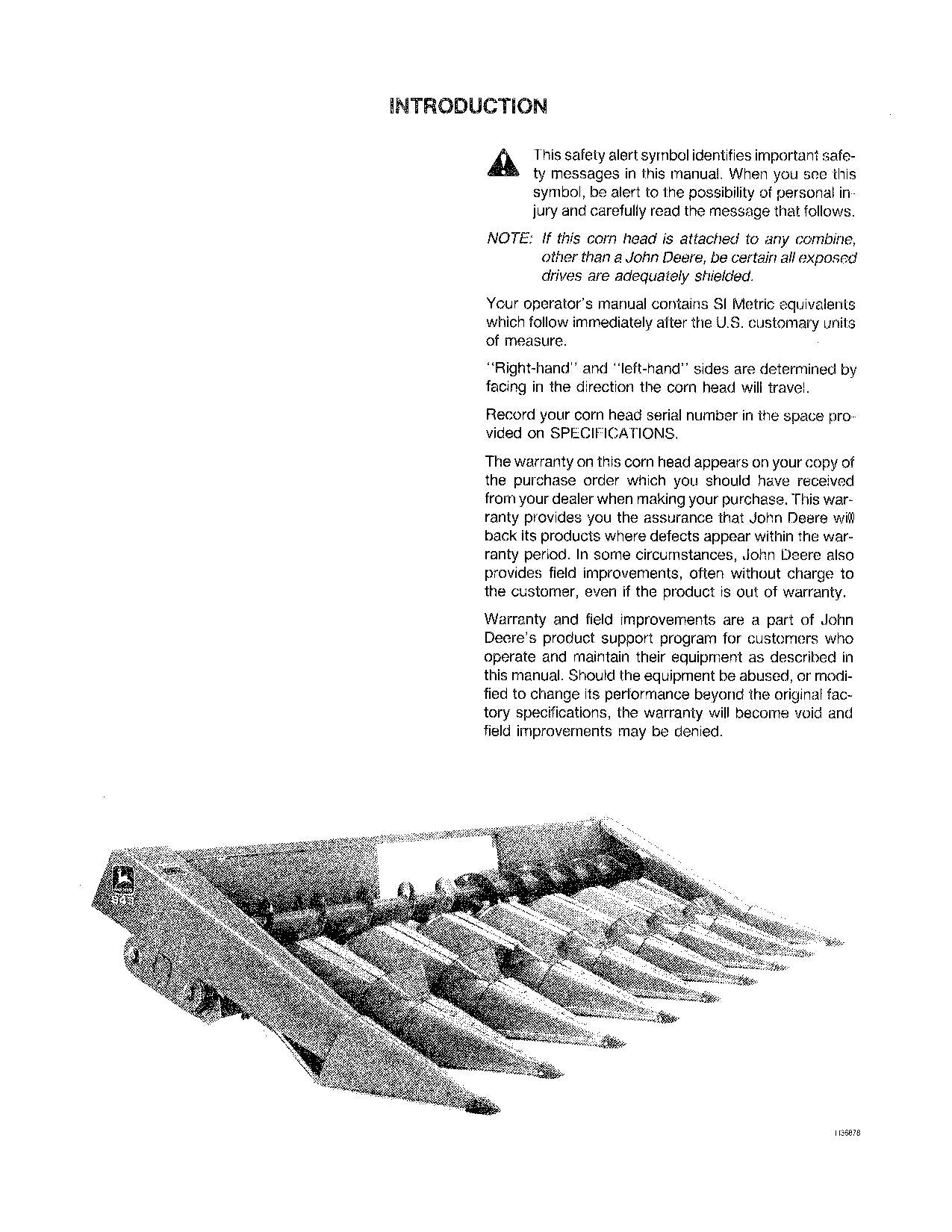 MANUEL D'UTILISATION DE LA MOISSONNEUSE-BATTEUSE JOHN DEERE 343 344 4400 243 4420 6600 6620 7720 7700 8820