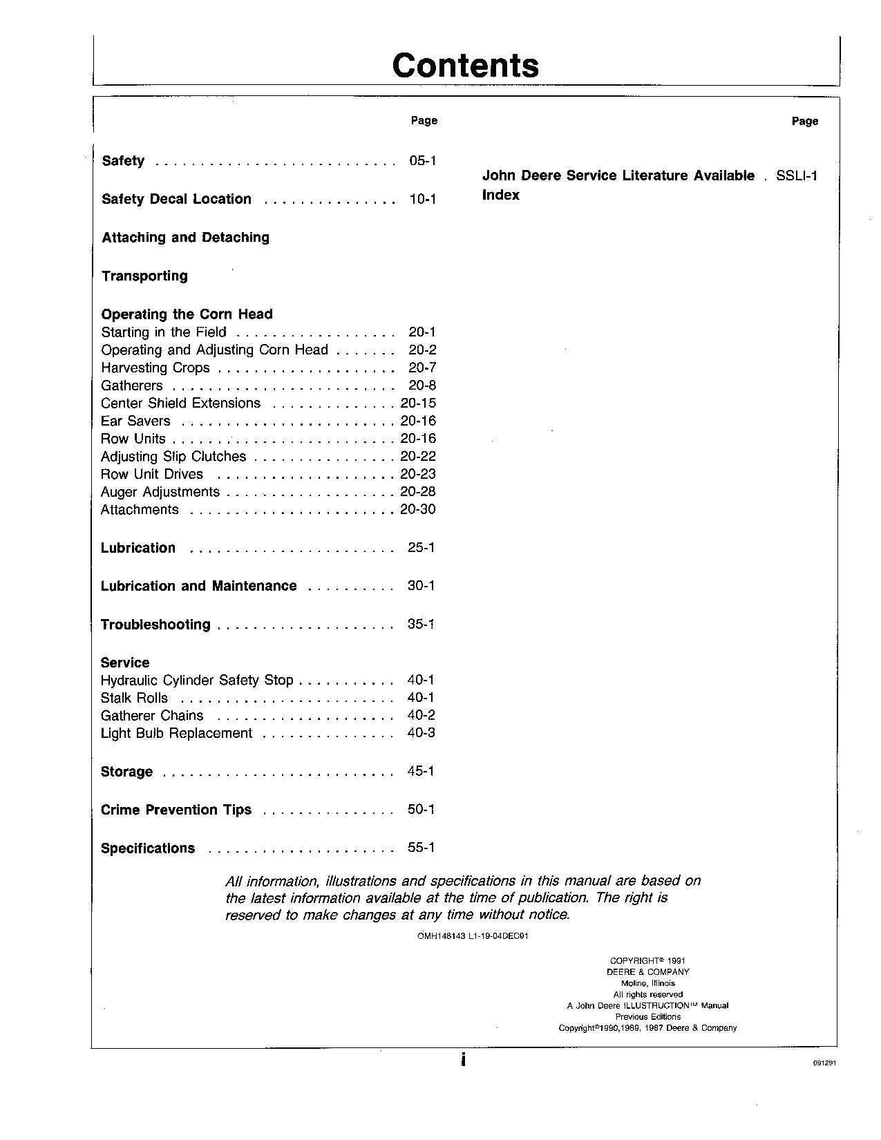 JOHN DEERE 1243 844 443 4420 4425 6620 7720 8820 9400 COMBINE OPERATOR MANUAL