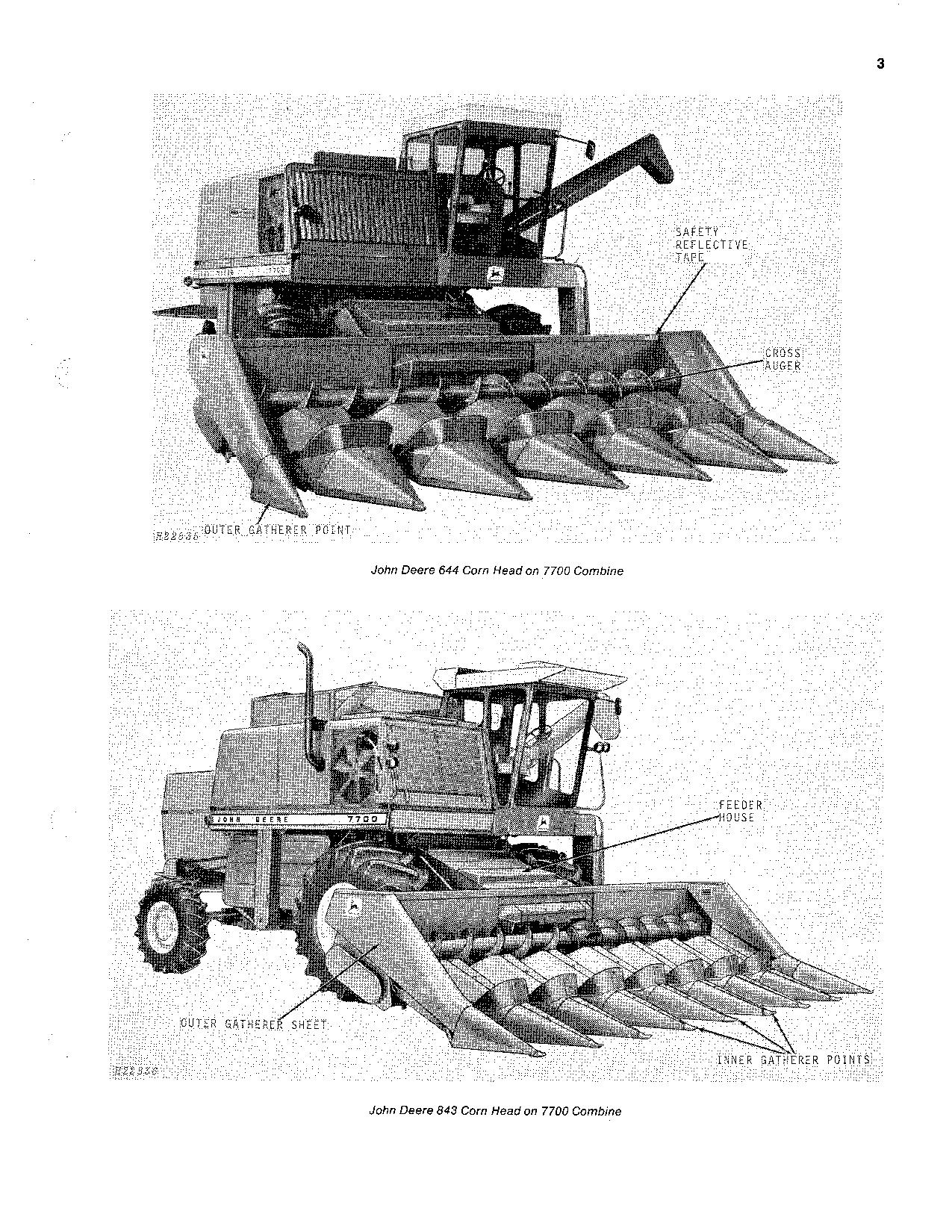 JOHN DEERE 95 4400 6600 6620 7700 3300 105 642 55 443 3 MÄHDRESCHER-BETRIEBSHANDBUCH