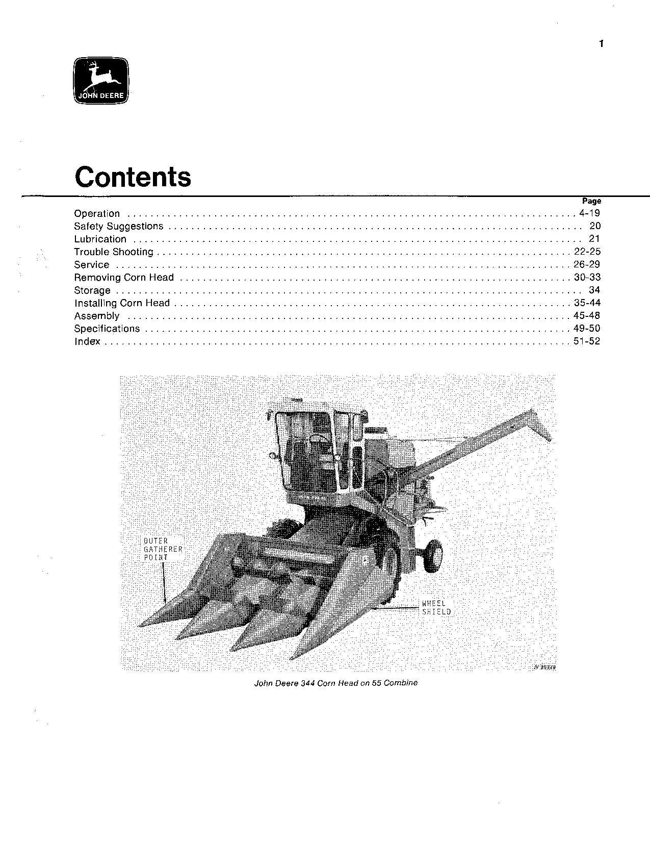 JOHN DEERE 95 4400 6600 6620 7700 3300 105 642 55 443 3 COMBINE OPERATOR MANUAL