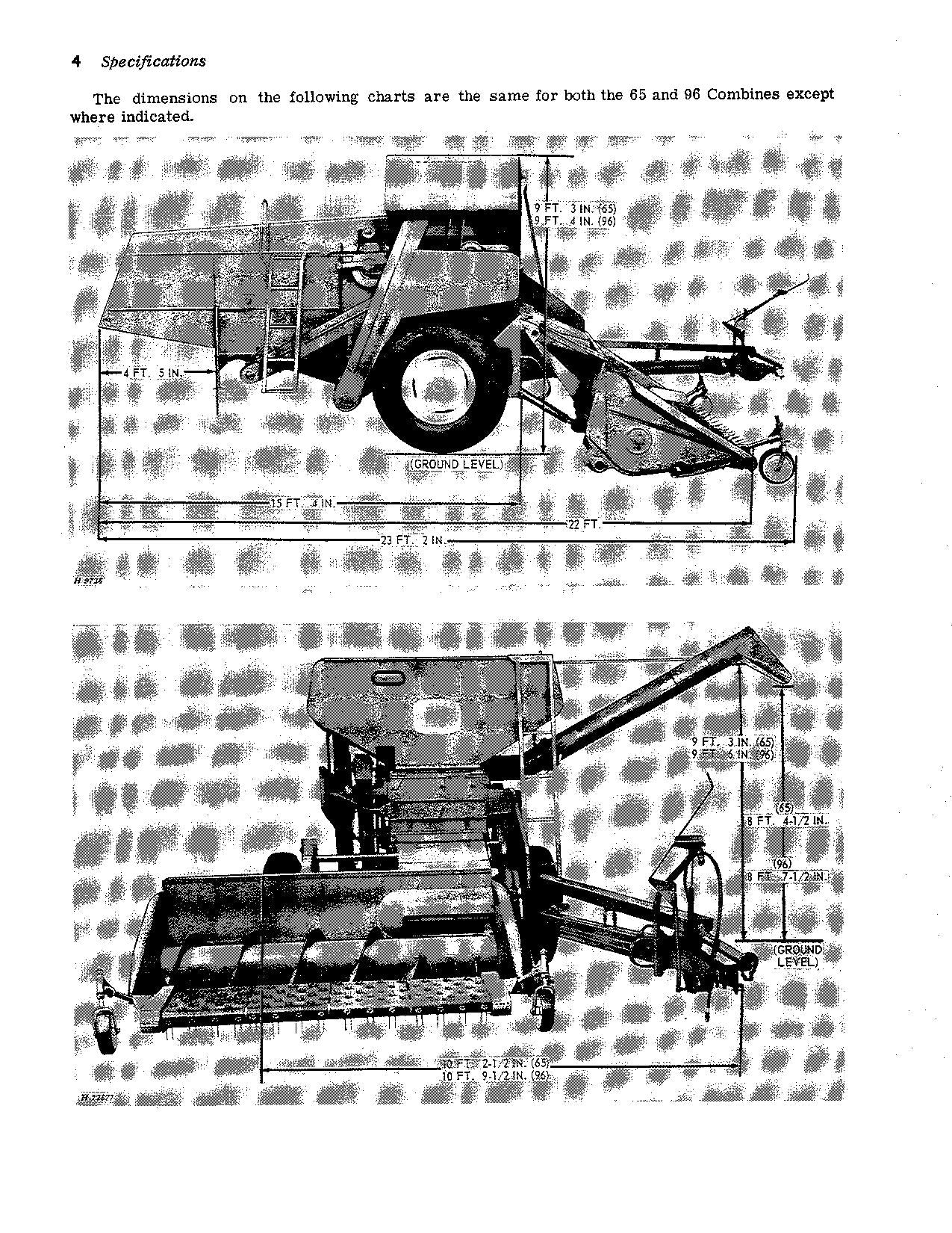 MANUEL D'UTILISATION DE LA MOISSONNEUSE-BATTEUSE JOHN DEERE 65 96