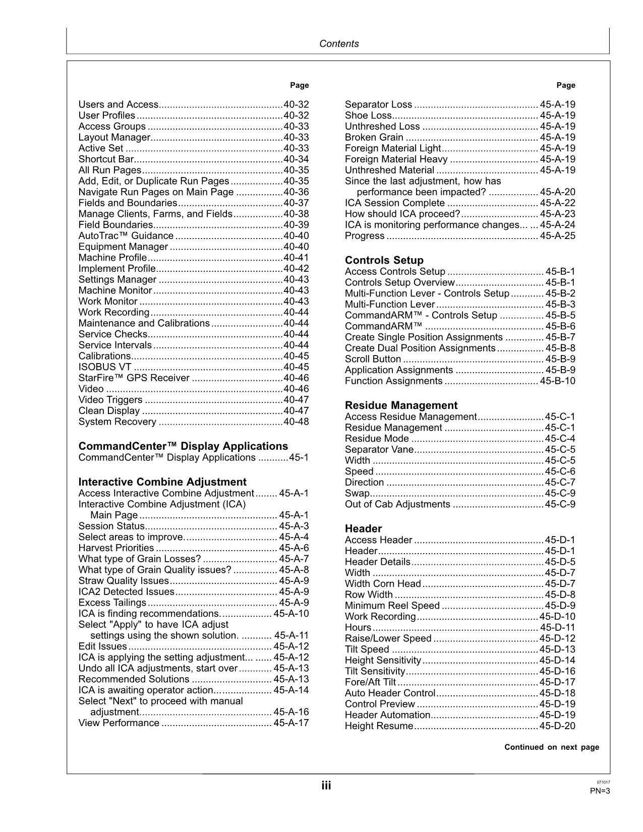 JOHN DEERE S760 S770 S780 S790 MÄHDRESCHER-BETRIEBSHANDBUCH Nr. 5