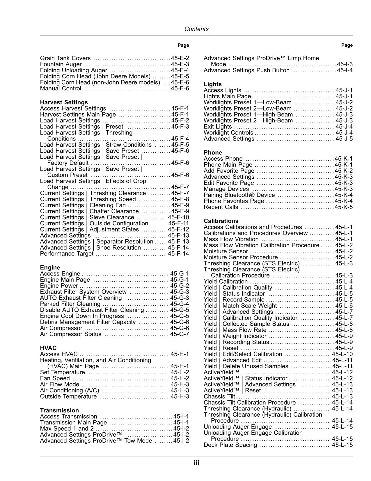 JOHN DEERE S760 S780 S770 S790 COMBINE OPERATOR MANUAL #7