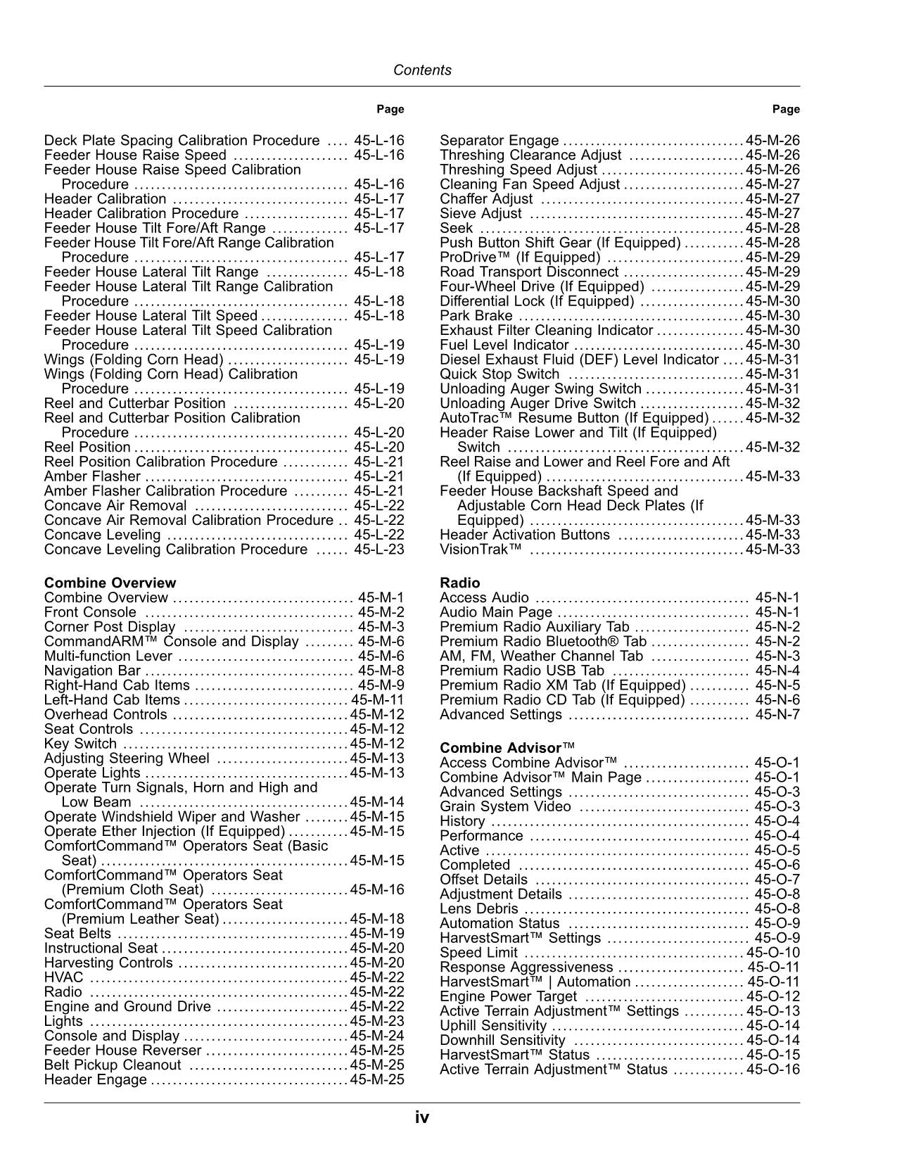 JOHN DEERE S760 S780 S770 S790 COMBINE OPERATOR MANUAL #7