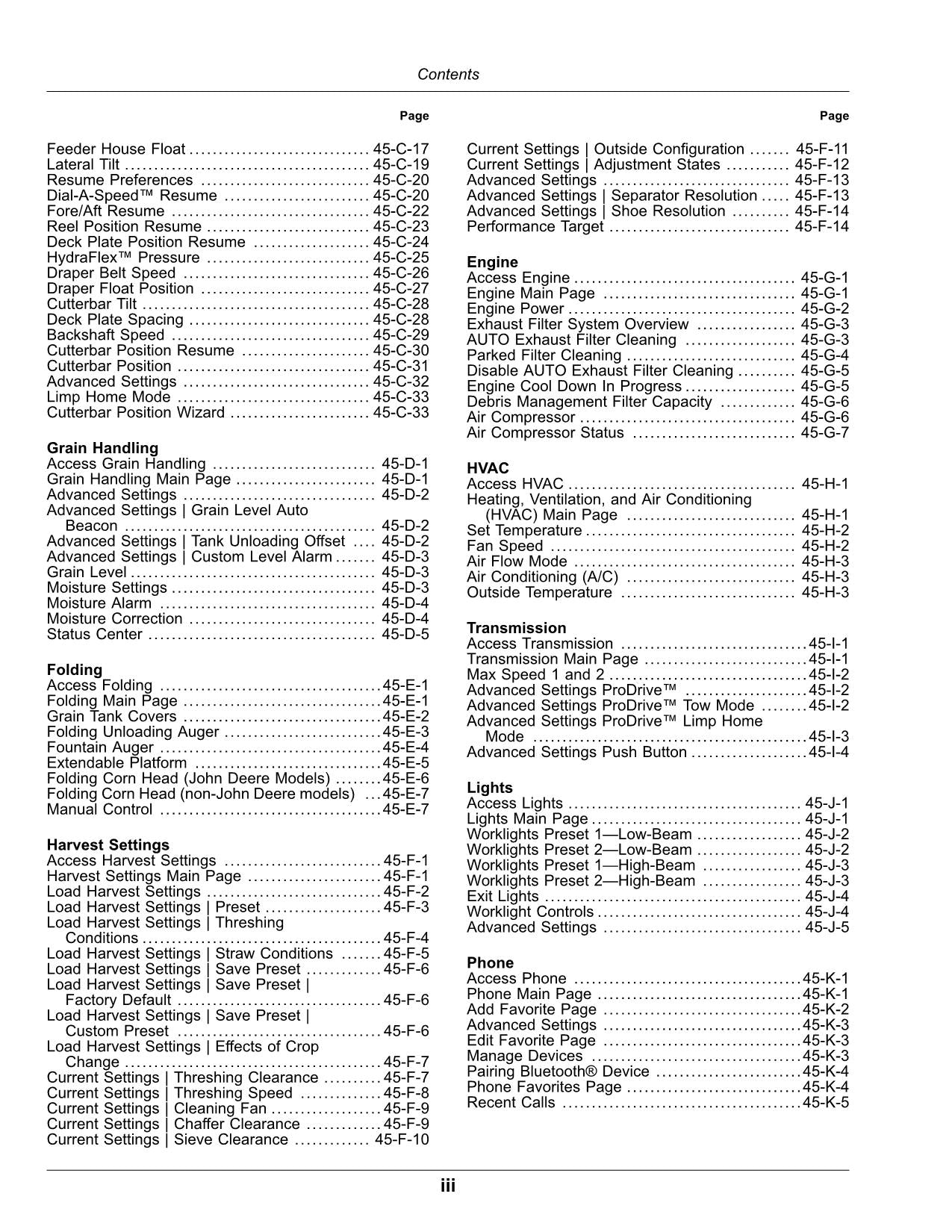 JOHN DEERE S760 S770 S780 S785 S790 COMBINE OPERATOR MANUAL #4