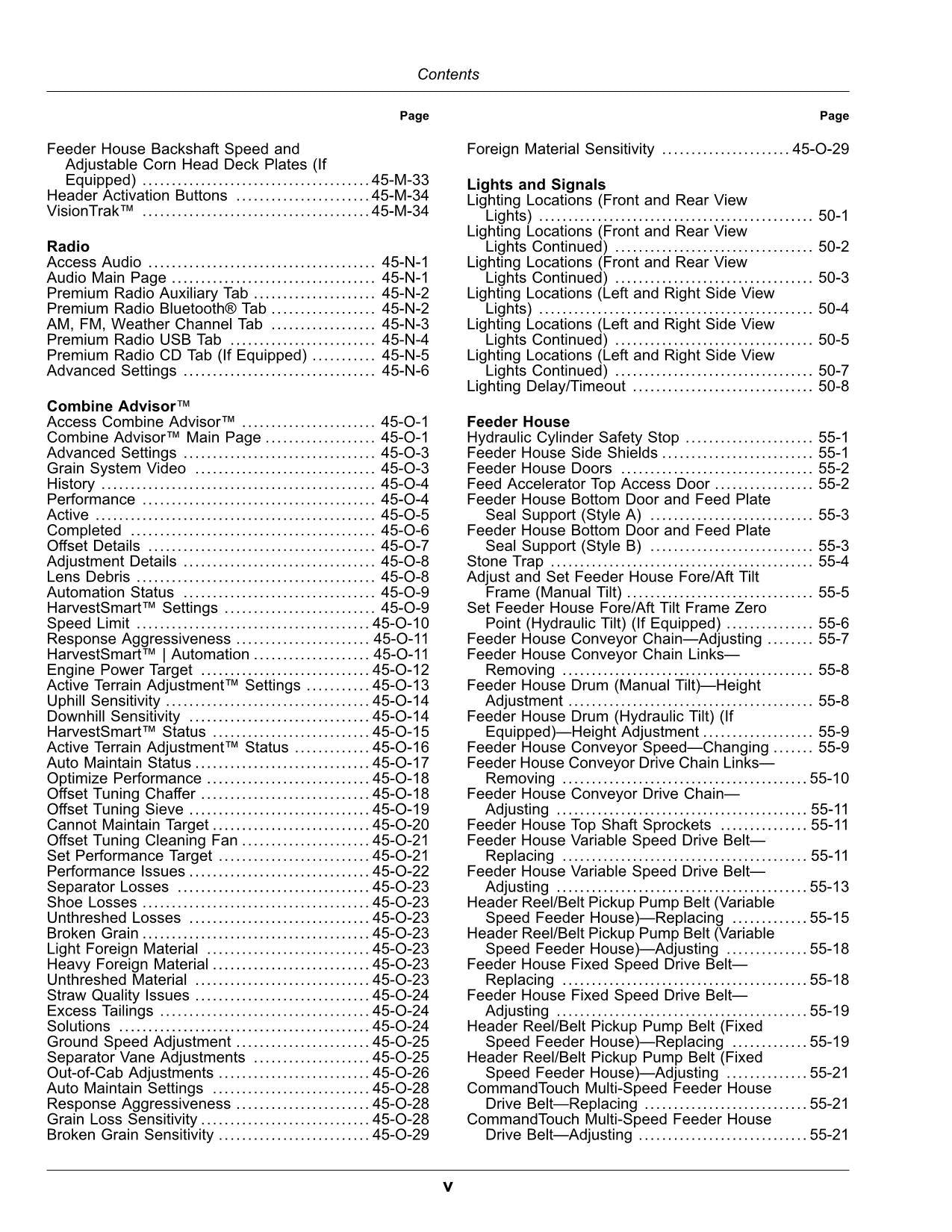 JOHN DEERE S760 S770 S780 S785 S790 MÄHDRESCHER-BETRIEBSHANDBUCH Nr. 4