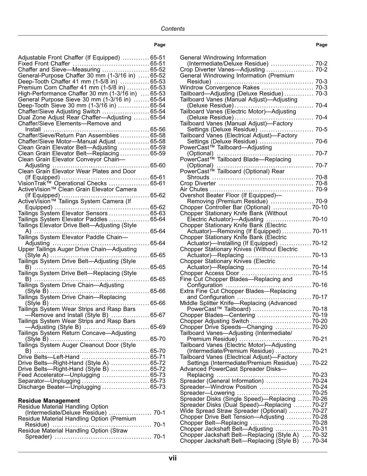 JOHN DEERE S760 S770 S780 S785 S790 MÄHDRESCHER-BETRIEBSHANDBUCH Nr. 5