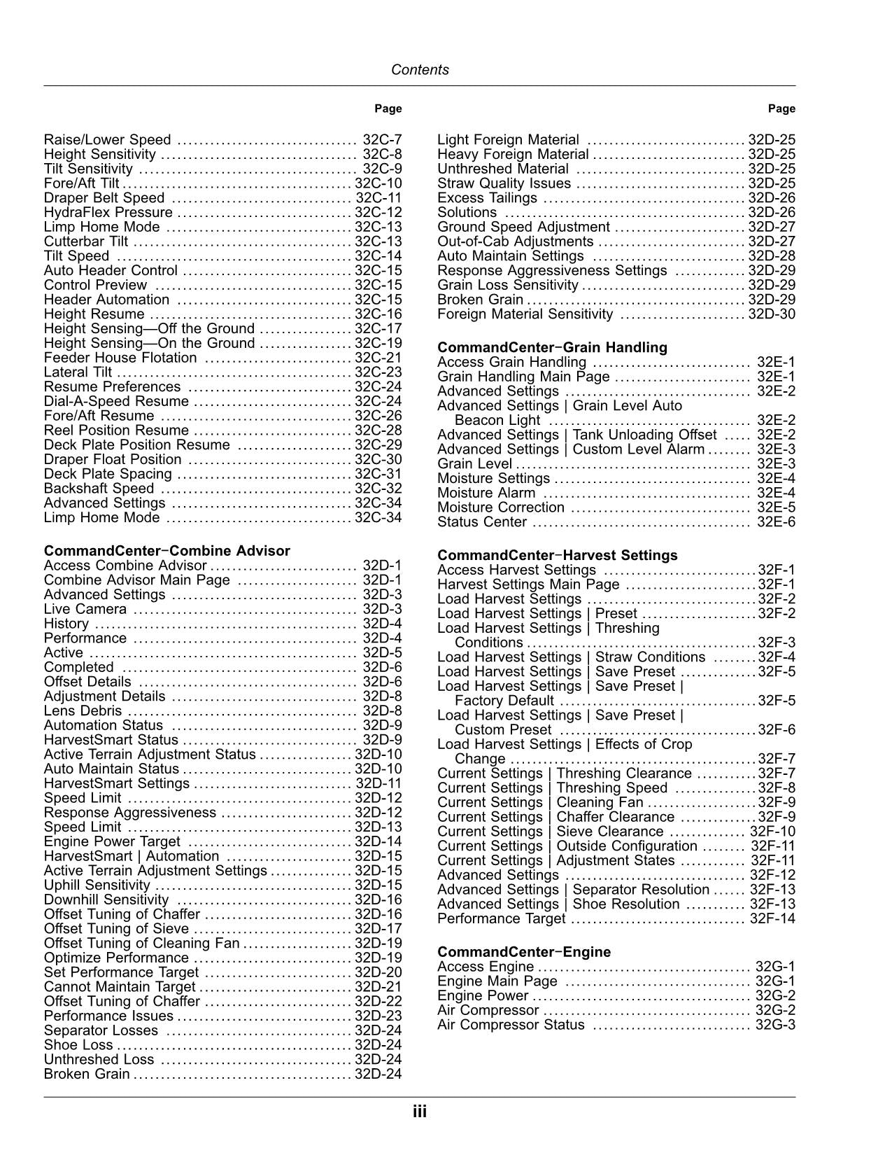 JOHN DEERE S760 S780 S770 MÄHDRESCHER-BETRIEBSHANDBUCH