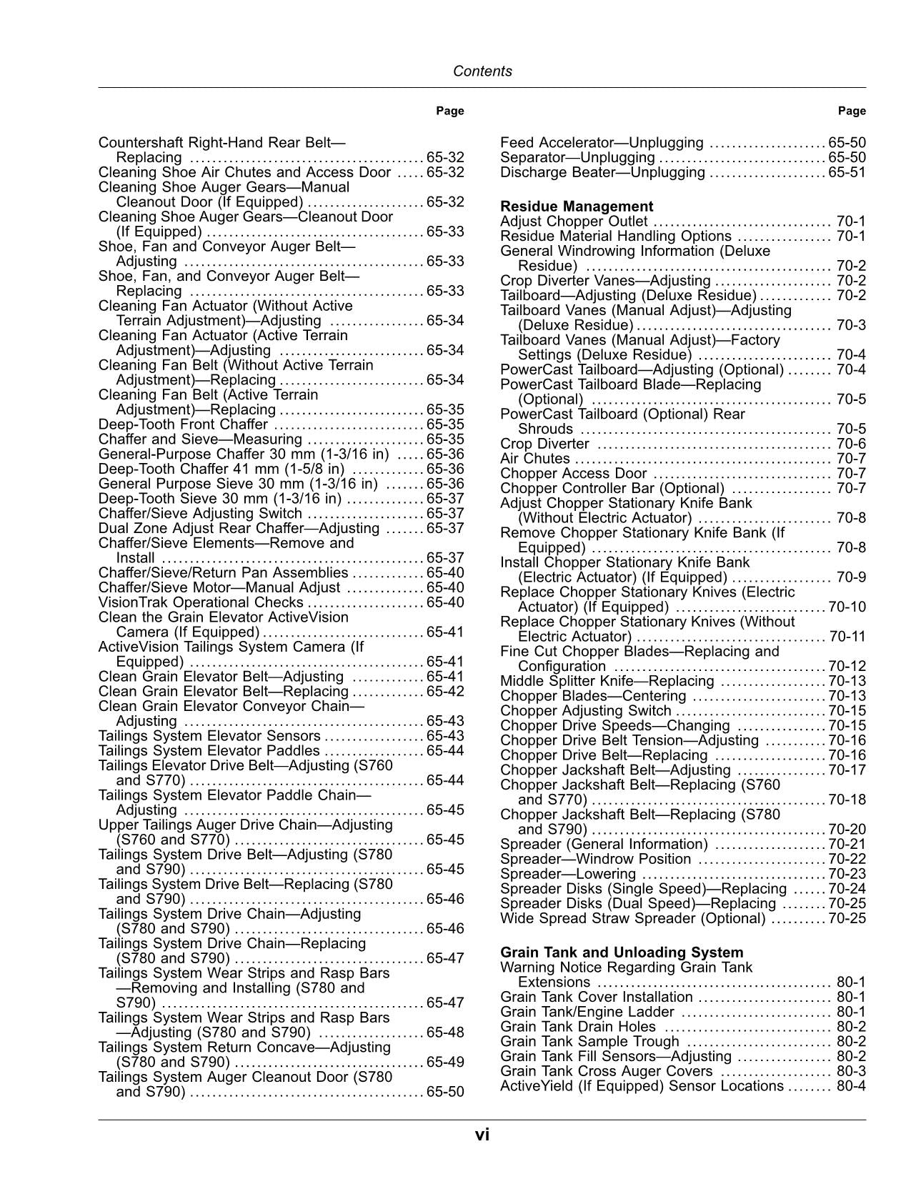 JOHN DEERE S760 S780 S770 MÄHDRESCHER-BETRIEBSHANDBUCH