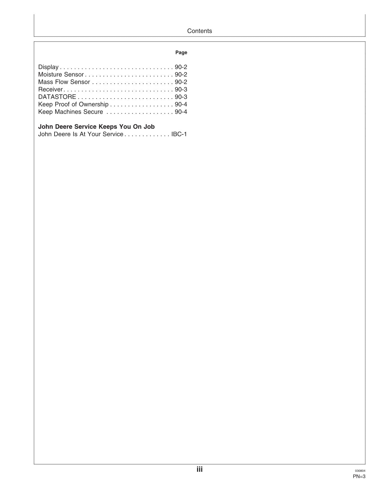 MANUEL D'UTILISATION DE LA MOISSONNEUSE-BATTEUSE JOHN DEERE GREENSTAR 9450 9650 9650 STS 9750 STS 9410