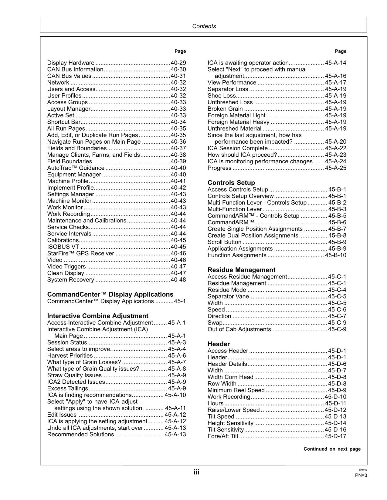 JOHN DEERE S760 S770 S780 S785 S790 MÄHDRESCHER-BETRIEBSHANDBUCH Nr. 6