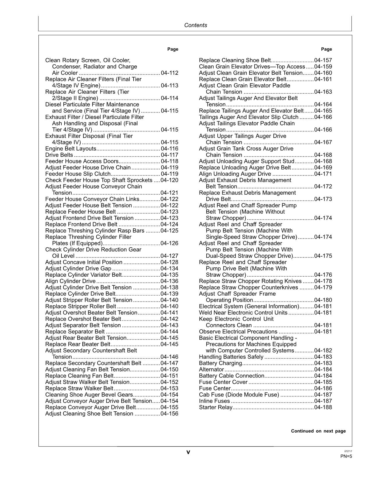 JOHN DEERE T670 MÄHDRESCHER-BETRIEBSHANDBUCH