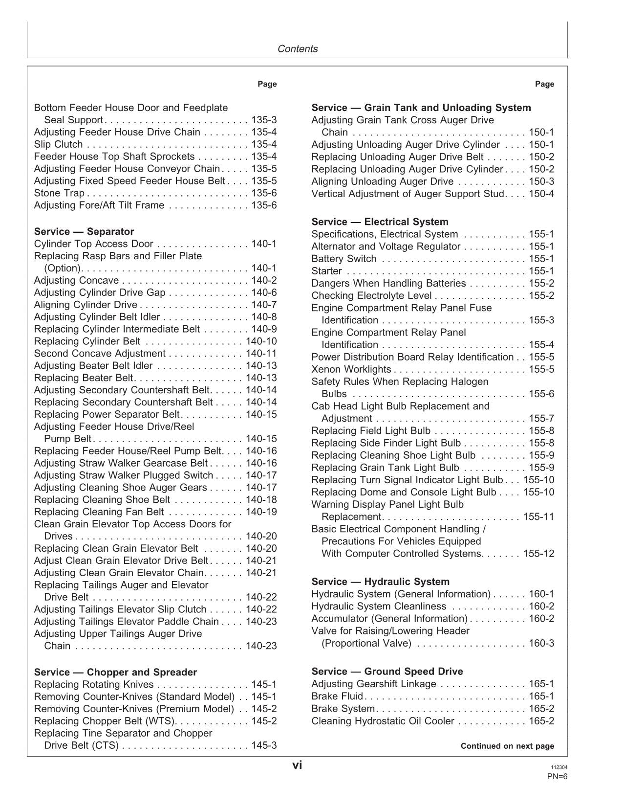 JOHN DEERE 9540i 9560i 9580i 9640i 9660i 9680i 9780i MÄHDRESCHER-BETRIEBSHANDBUCH