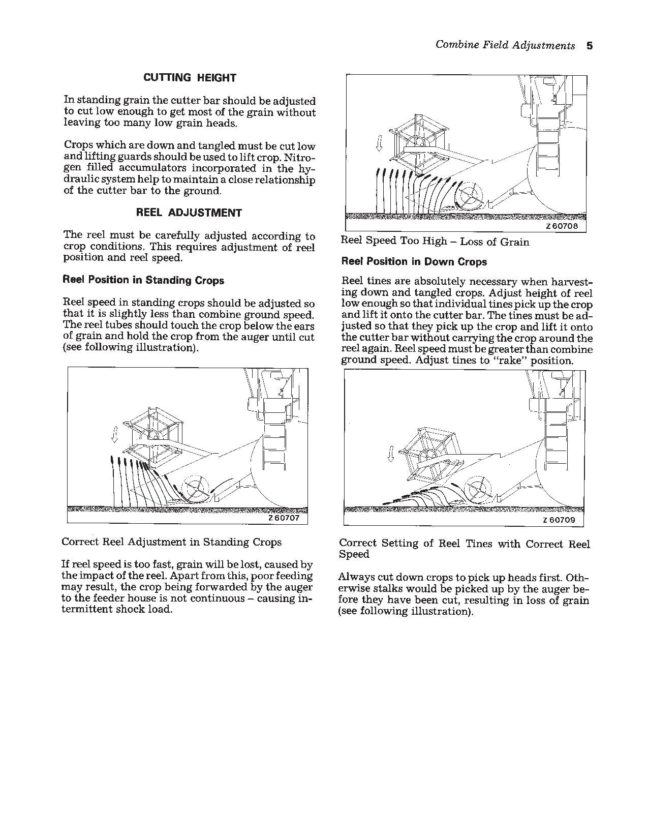 JOHN DEERE 965 965H 975 985 COMBINE OPERATOR MANUAL SER.000000-018097