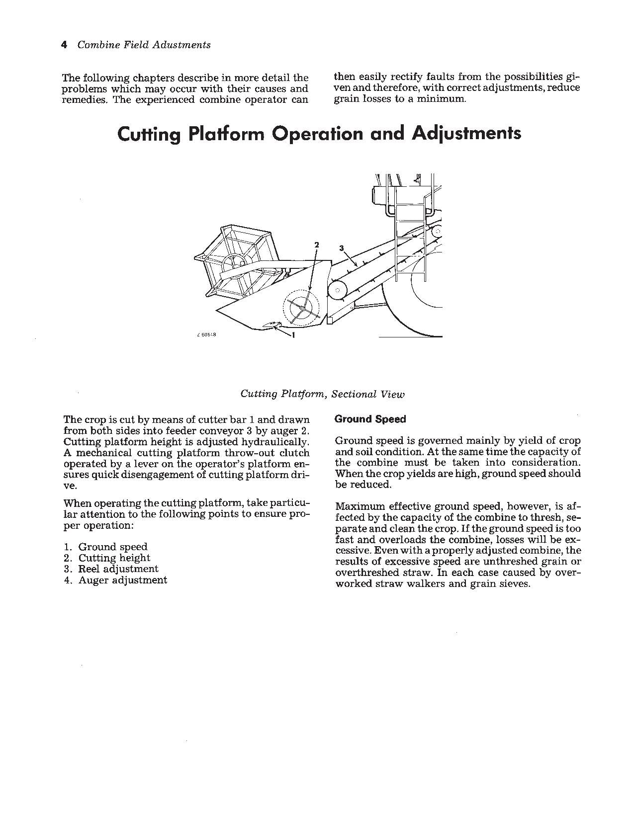 JOHN DEERE 965 965H 975 985 COMBINE OPERATOR MANUAL SER.000000-018097